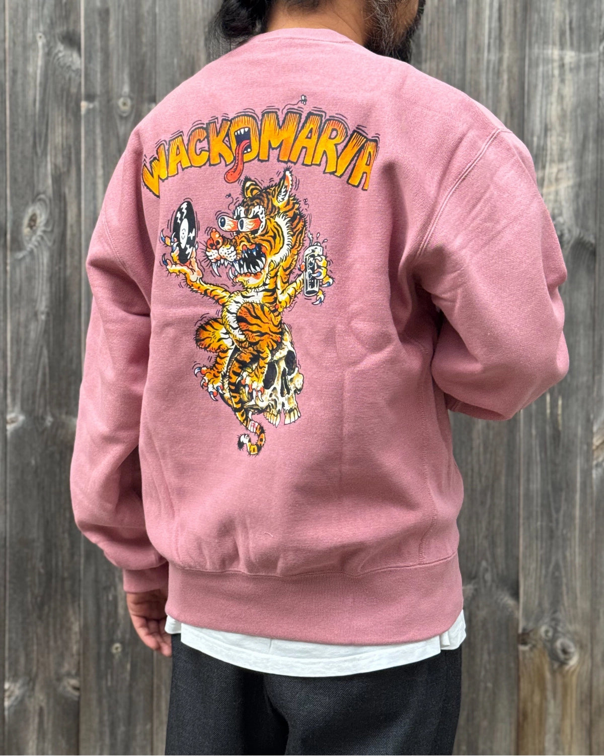 WACKO MARIA × Champion / REVERSE WEAVE CREW NECK SWEAT SHIRT (26FW-WMC-CP04)