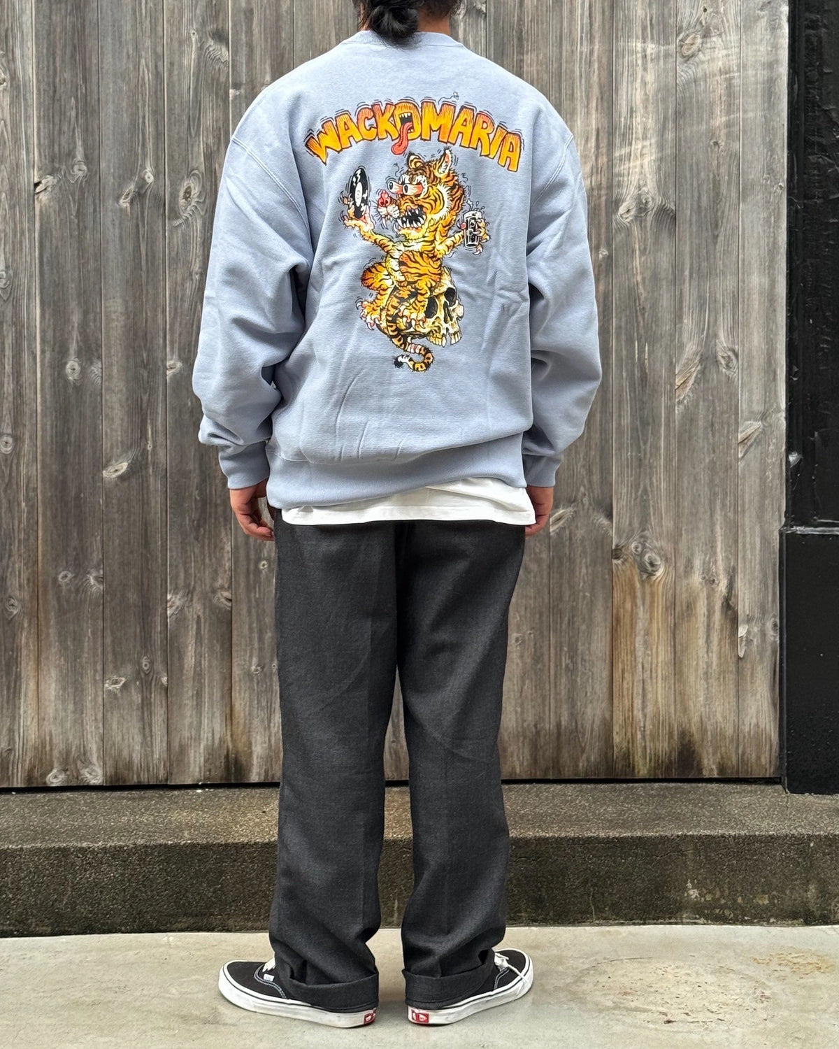 WACKO MARIA × Champion / REVERSE WEAVE CREW NECK SWEAT SHIRT (26FW-WMC-CP04)