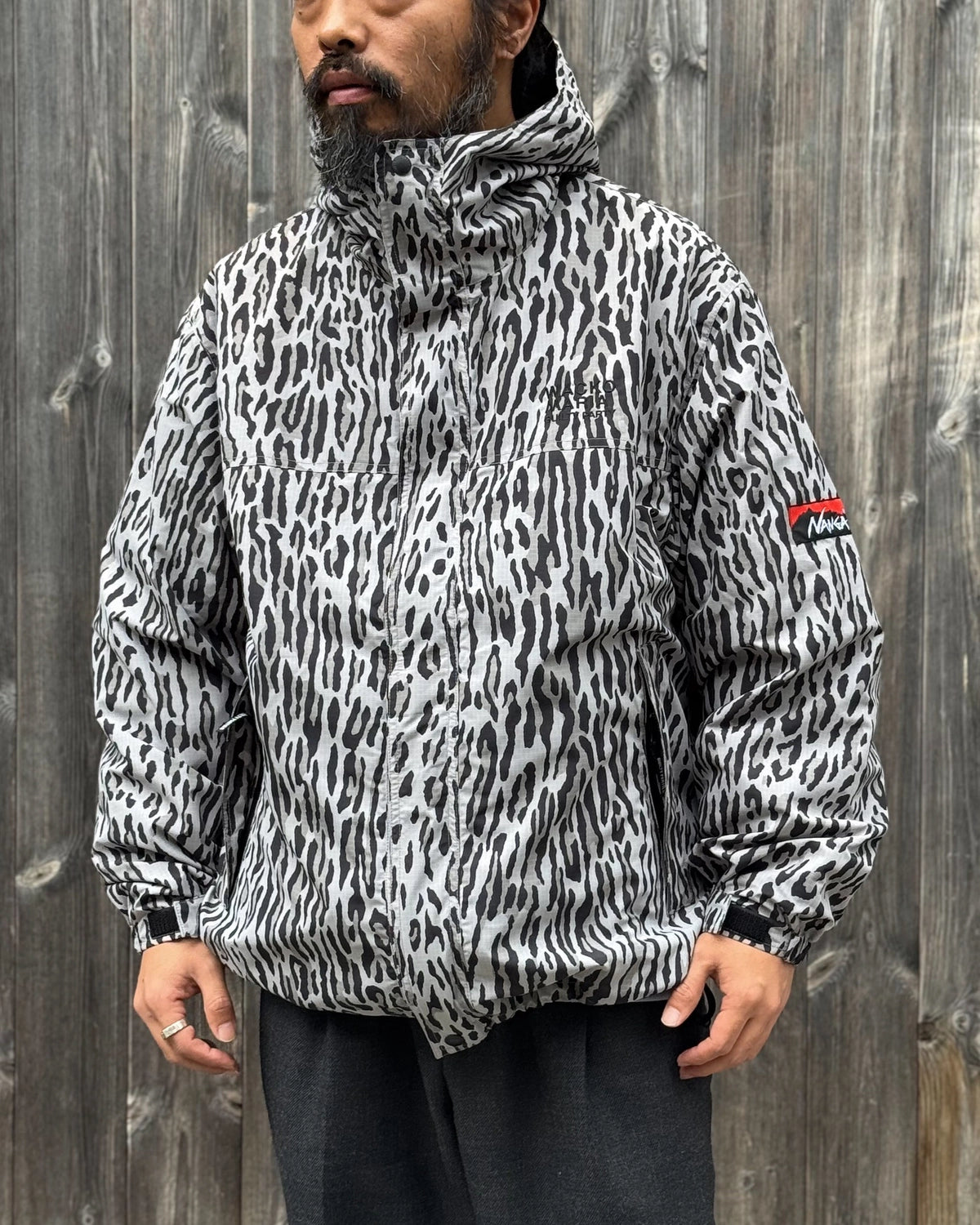 WACKO MARIA × NANGA / LEOPARD MOUNTAIN PARKA (26FW-WMO-NA08)