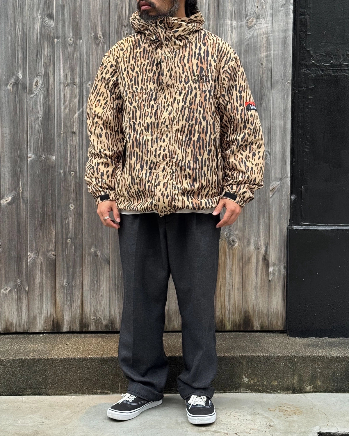 WACKO MARIA × NANGA / LEOPARD MOUNTAIN PARKA (26FW-WMO-NA08)
