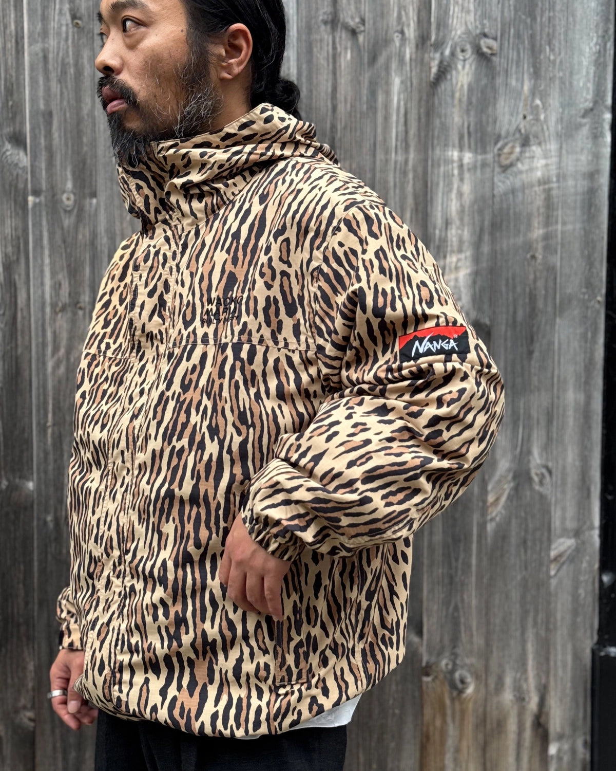 WACKO MARIA × NANGA / LEOPARD MOUNTAIN PARKA (26FW-WMO-NA08)
