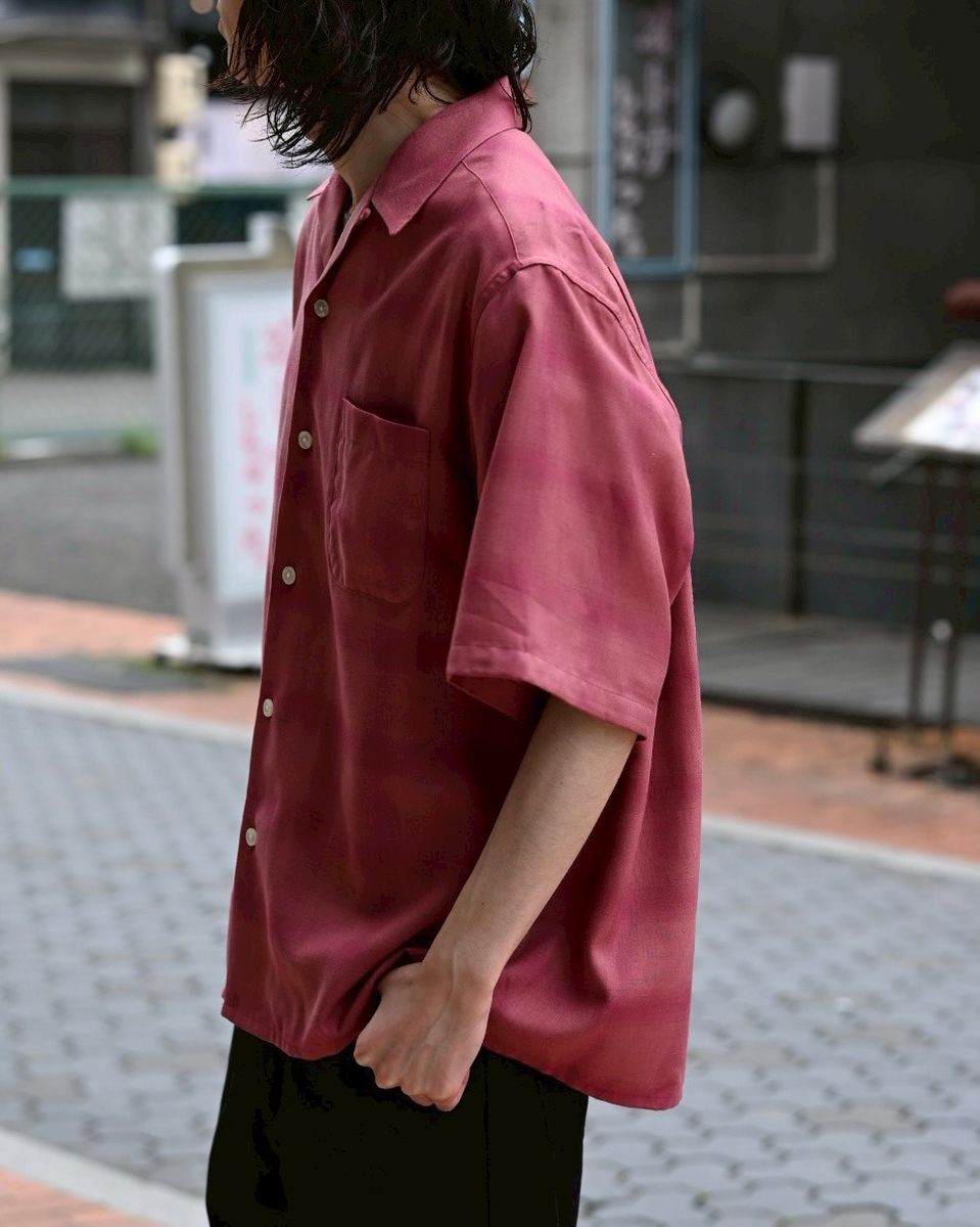 WACKO MARIA / OMBRE CHECK OPEN COLLAR SHIRT S/S -TYPE-3- (25SS-WMS-OC20)