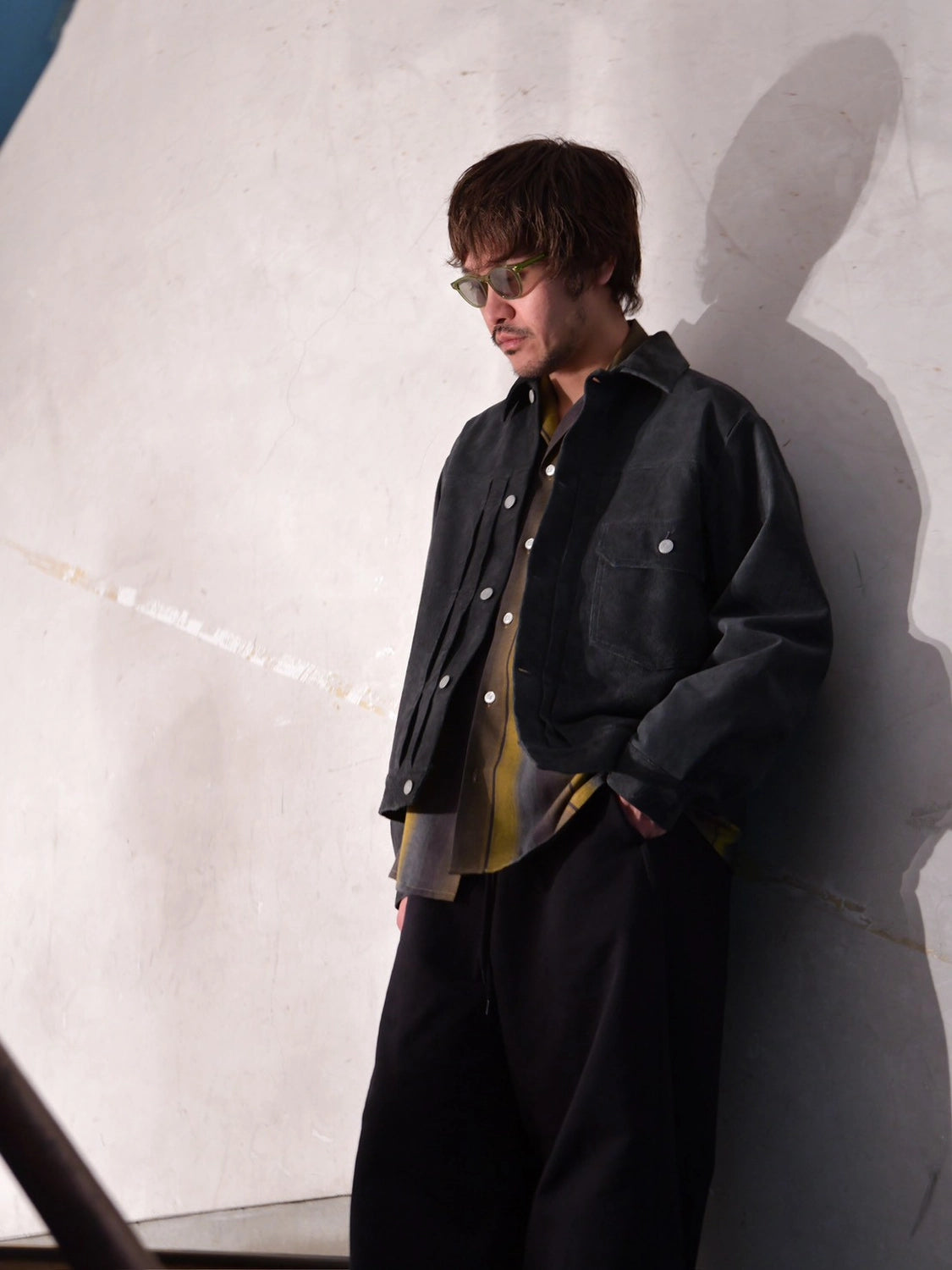 WACKO MARIA (※ J.B. Voice EXCLUSIVE ) / SUEDE LEATHER TRUCKER JACKET (WMGP-JBV-BL01)