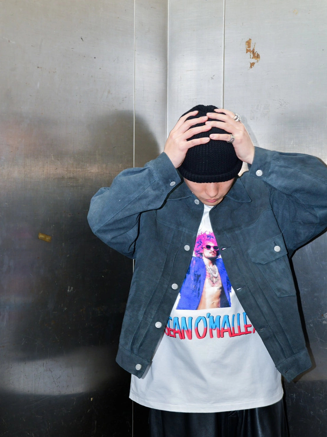 WACKO MARIA (※ J.B. Voice EXCLUSIVE ) / SUEDE LEATHER TRUCKER JACKET (WMGP-JBV-BL01)