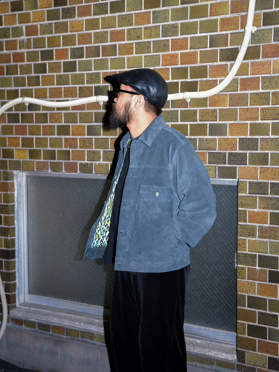 WACKO MARIA (※ J.B. Voice EXCLUSIVE ) / SUEDE LEATHER TRUCKER JACKET (WMGP-JBV-BL01)