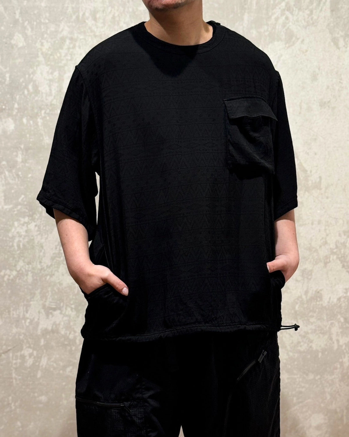 White Mountaineering / JACQUARD CREWNECK SHIRT (WM2571109)