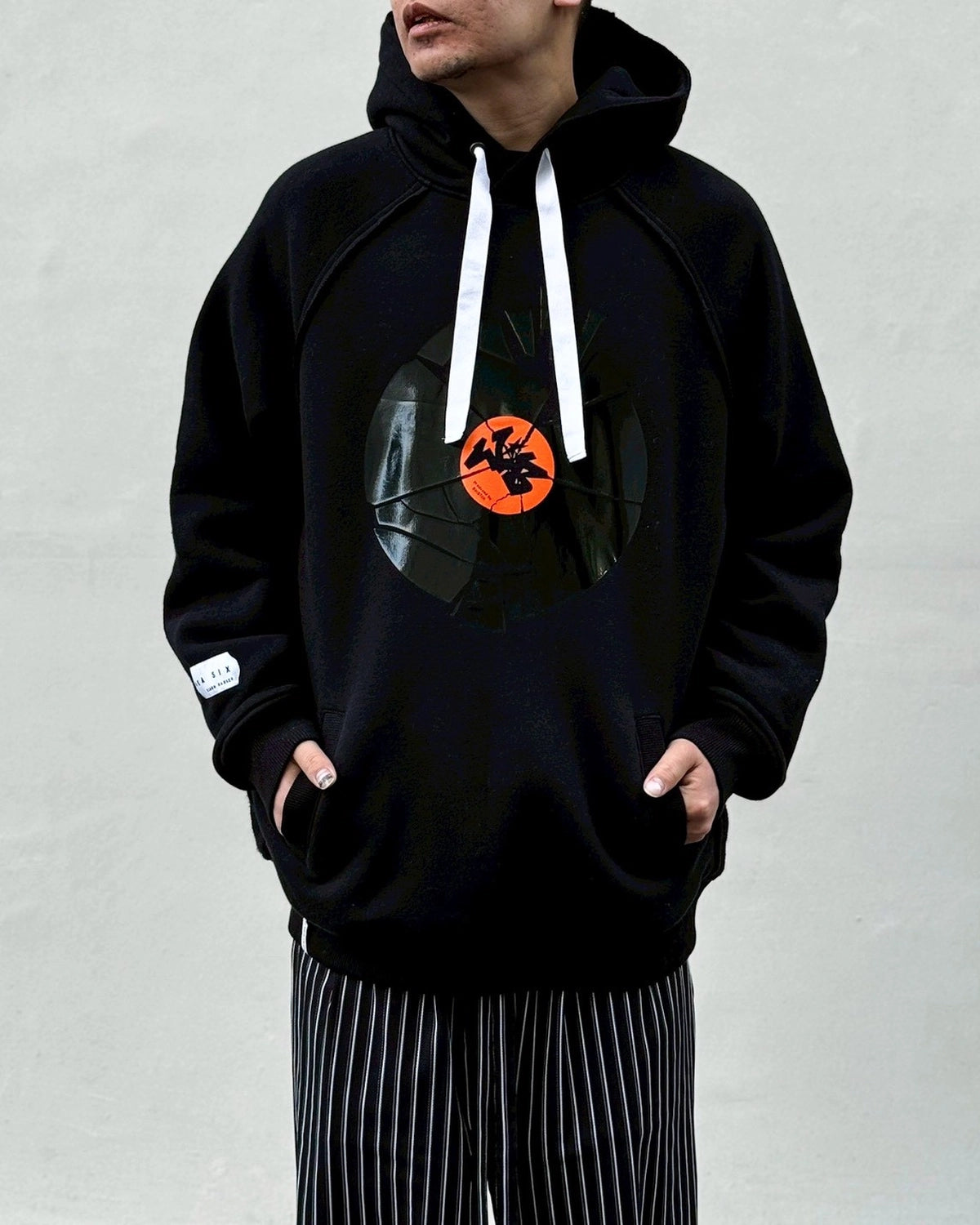 WILD BUNCH × AKA SIX × FRAGMENT / HOODIE -BROKEN RECORD (HBR01)