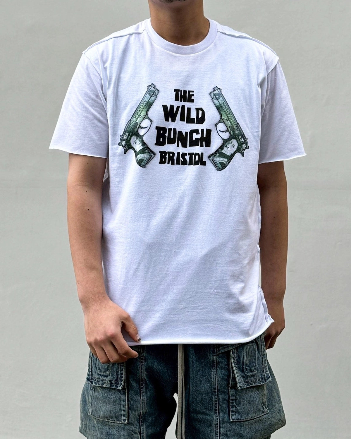 WILD BUNCH × AKA SIX × FRAGMENT / T-SHIRT -GUN (TSGW01)