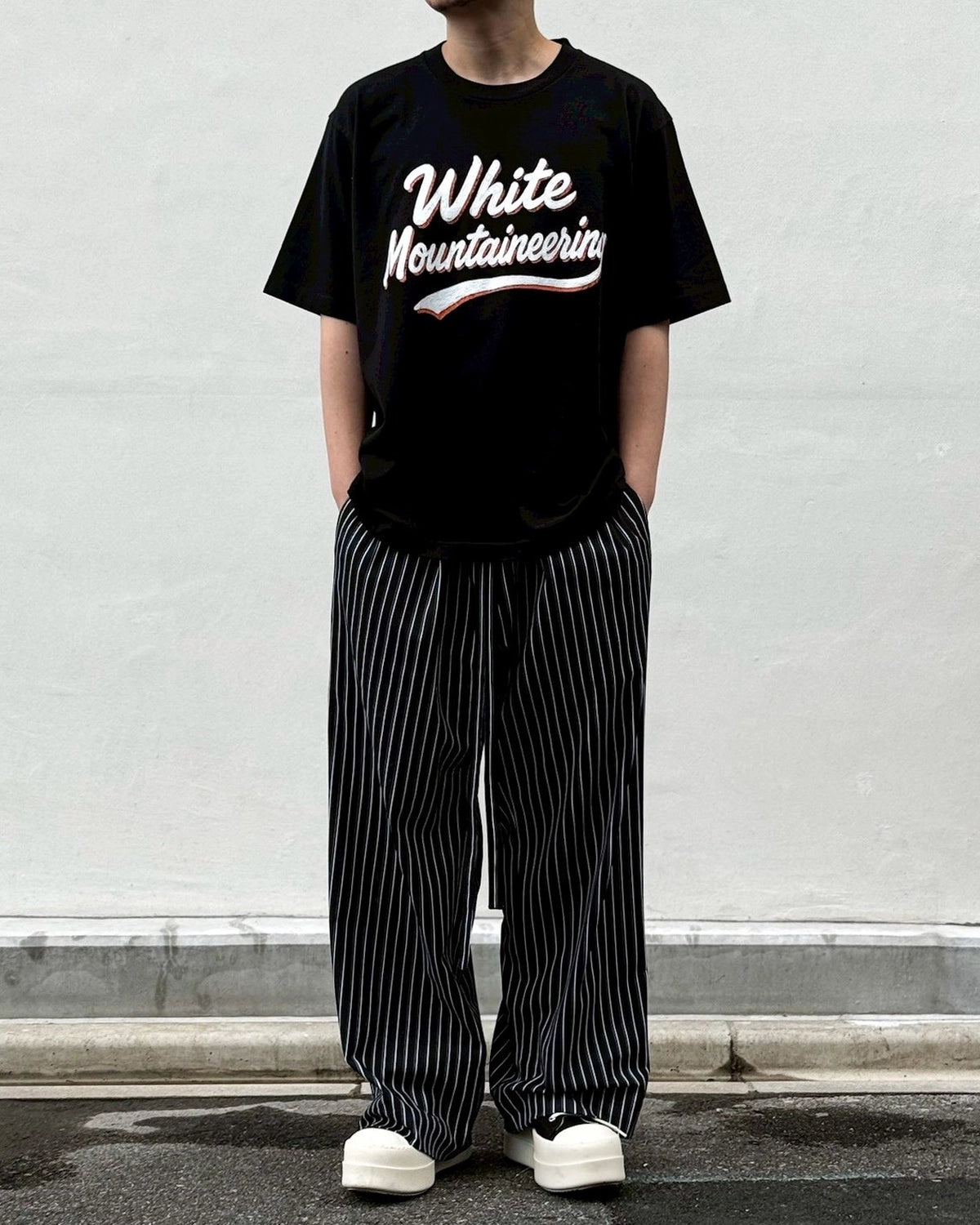 White Mountaineering / WM PAINT LOGO T-SHIRT (WM2671519)