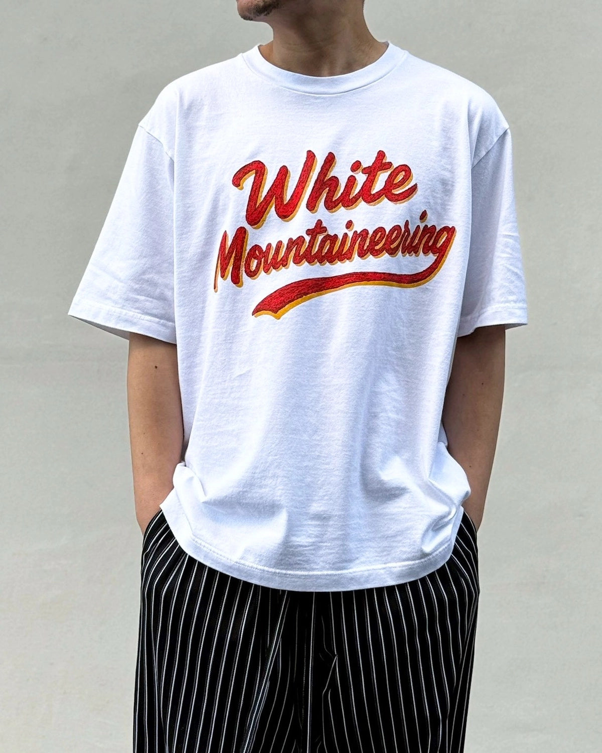 White Mountaineering / WM PAINT LOGO T-SHIRT (WM2671519)