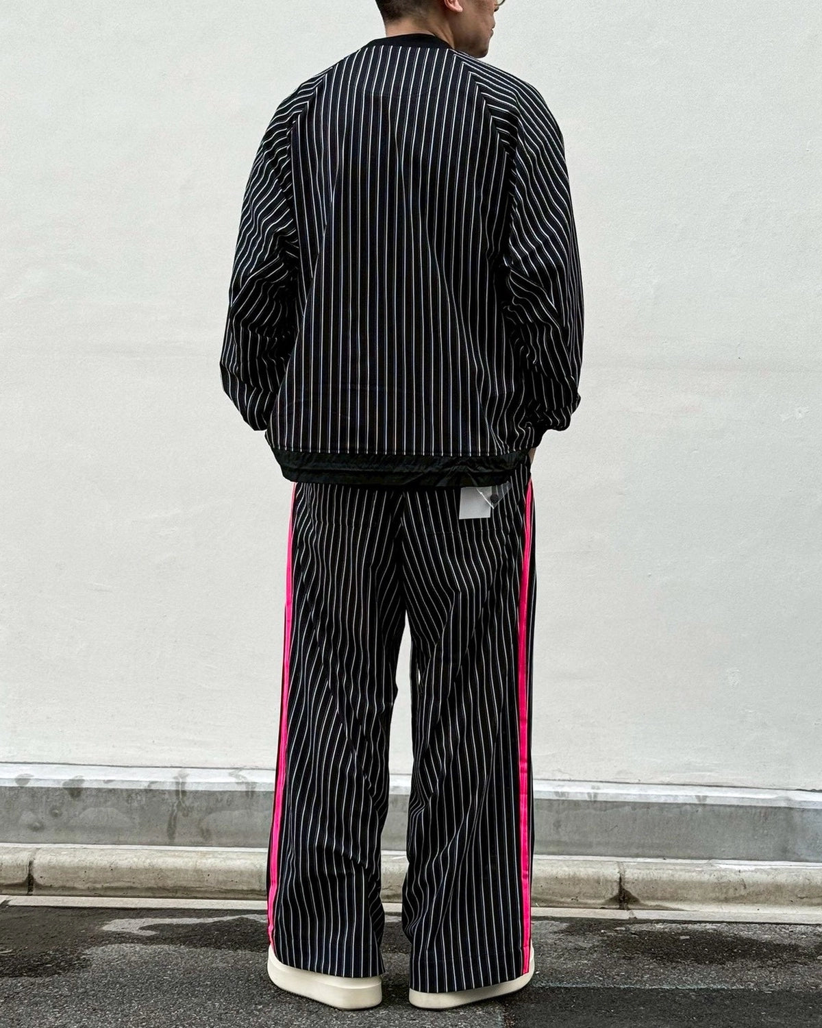 White Mountaineering / STRIPE RAGLAN PULLOVER (WM2671504)