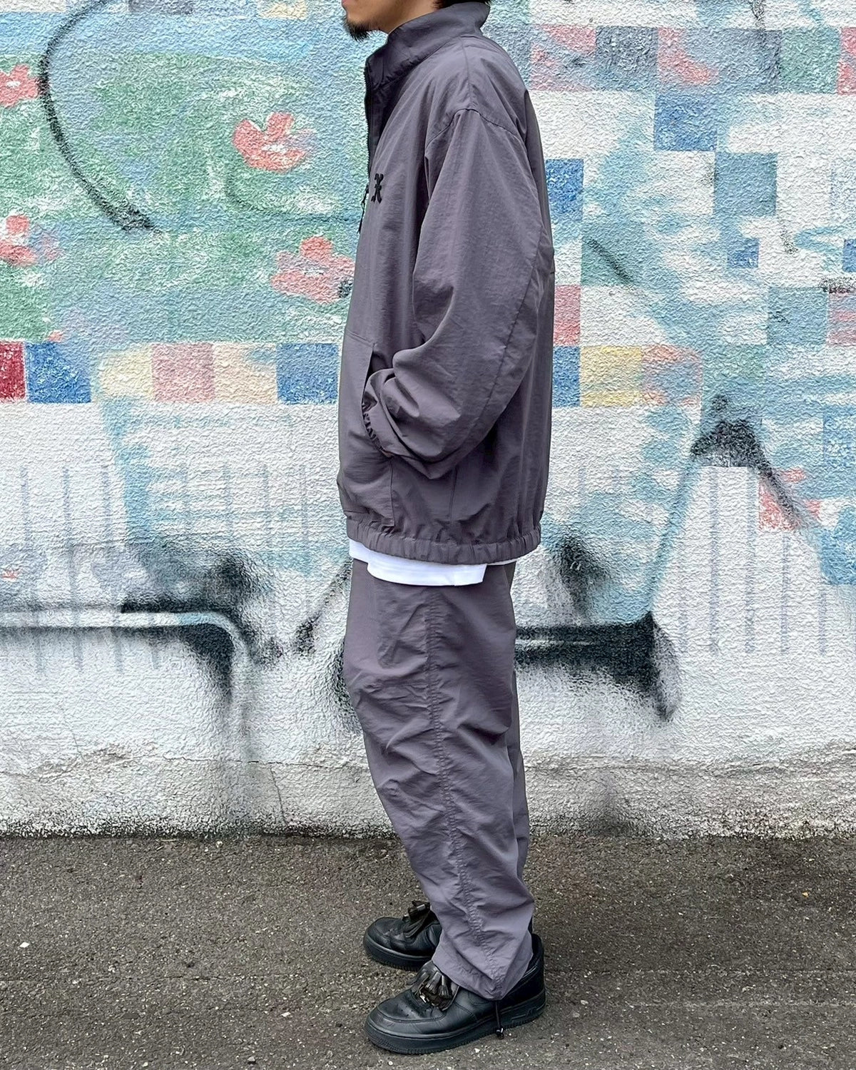 GOD SELECTION XXX / HALF ZIP TRACK JACKET (GX-S25-JK-01)