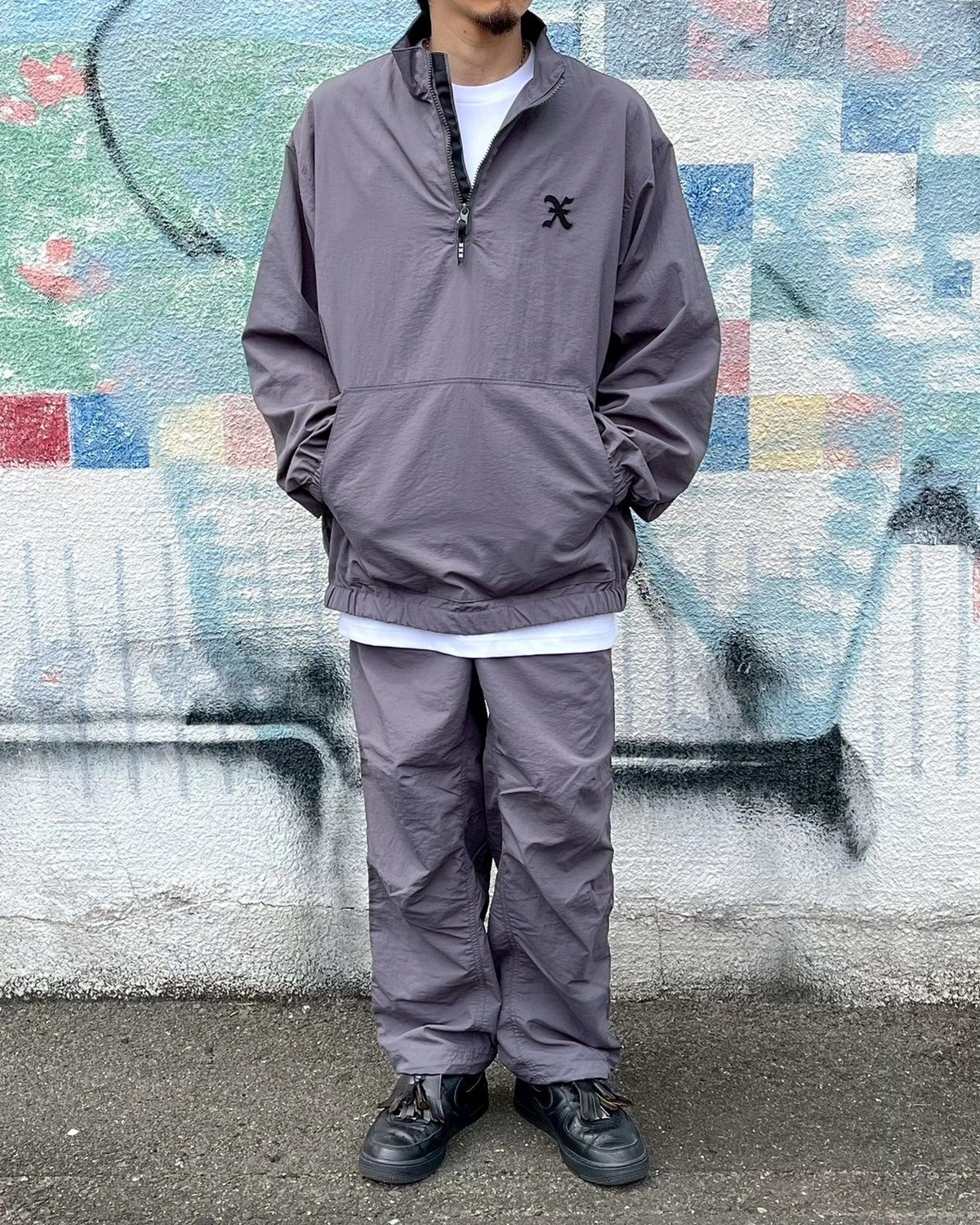 GOD SELECTION XXX / HALF ZIP TRACK JACKET (GX-S25-JK-01)