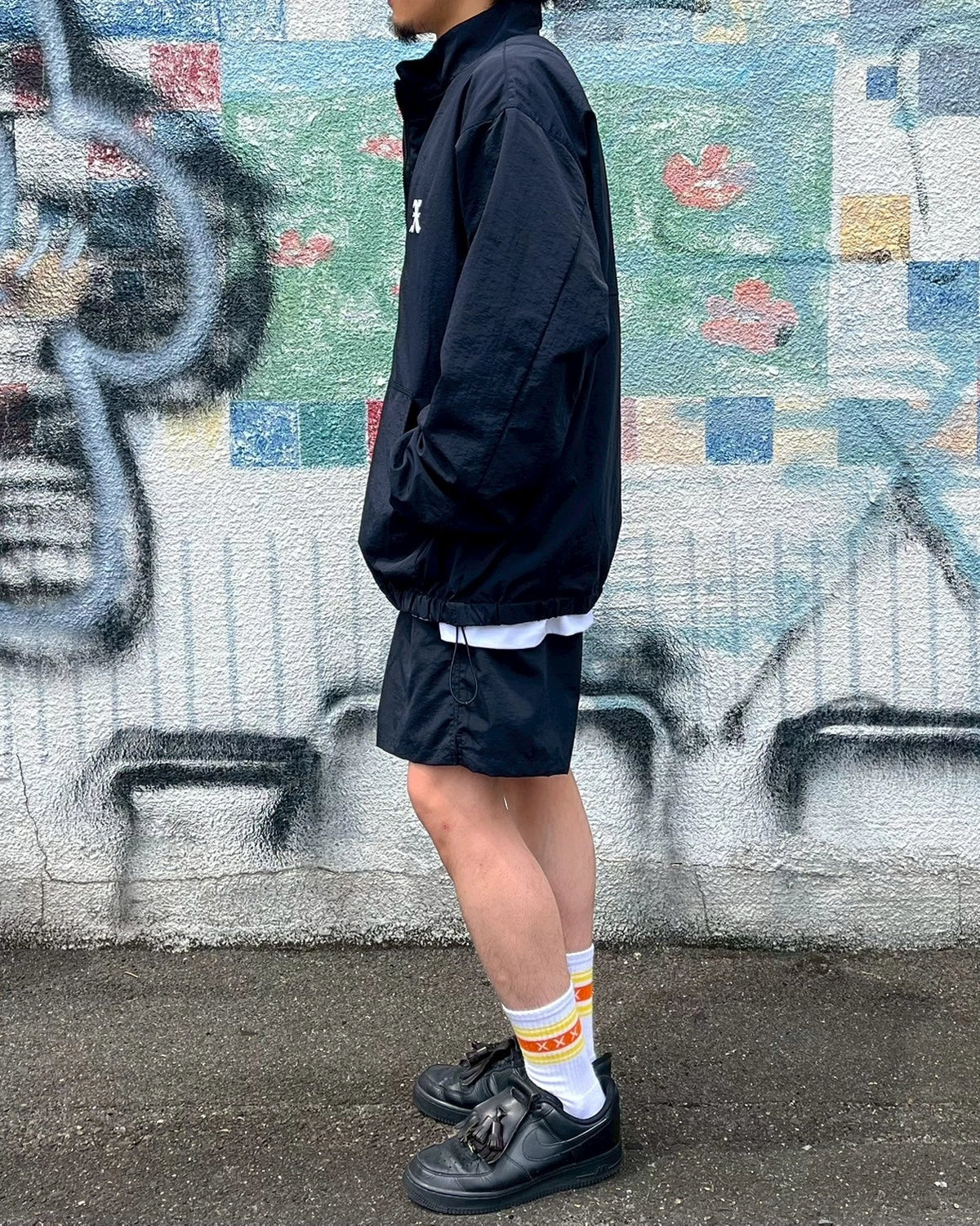GOD SELECTION XXX / HALF ZIP TRACK JACKET (GX-S25-JK-01)
