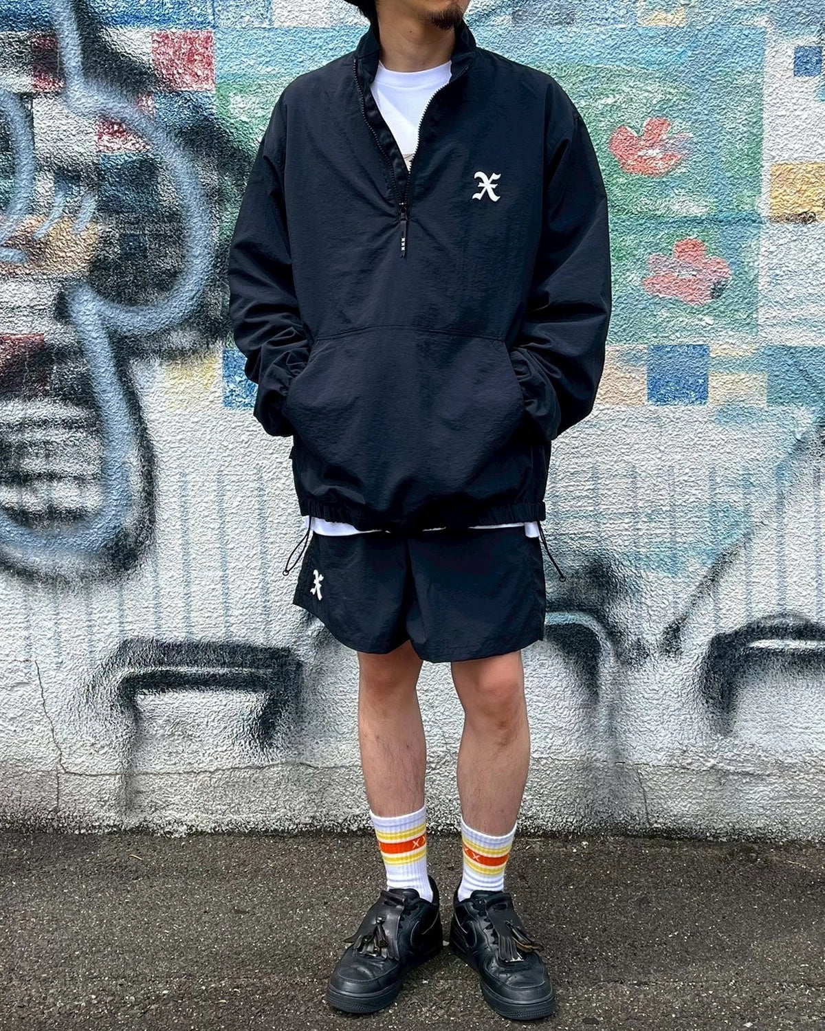 GOD SELECTION XXX / HALF ZIP TRACK JACKET (GX-S25-JK-01)