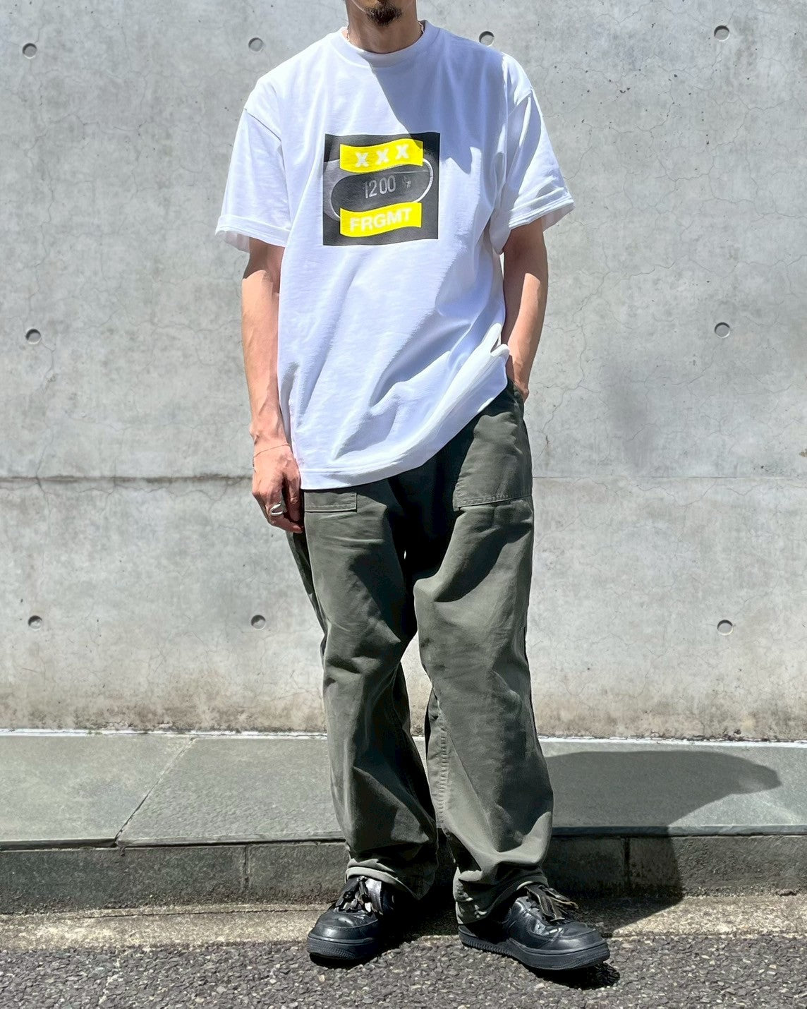 GOD SELECTION XXX × FRAGMENT / T-SHIRT (GX-S25-12FST-01)
