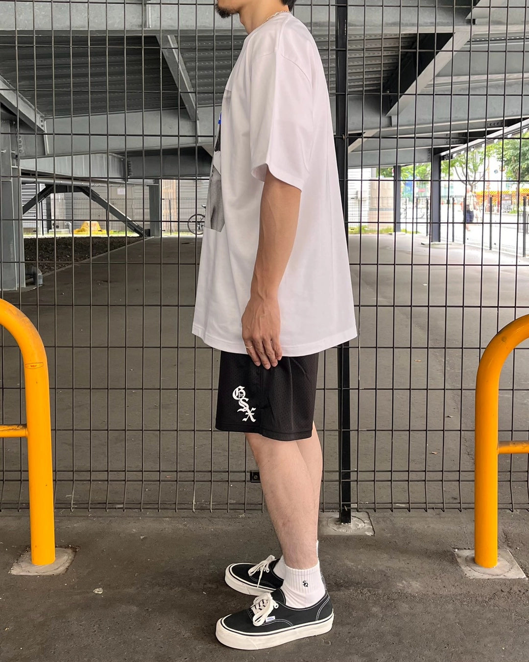 GOD SELECTION XXX / Blue Box Logo Monochrome Photo Tee (GX-S26-ST-13)