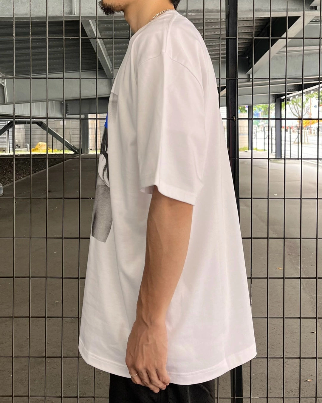 GOD SELECTION XXX / Blue Box Logo Monochrome Photo Tee (GX-S26-ST-13)