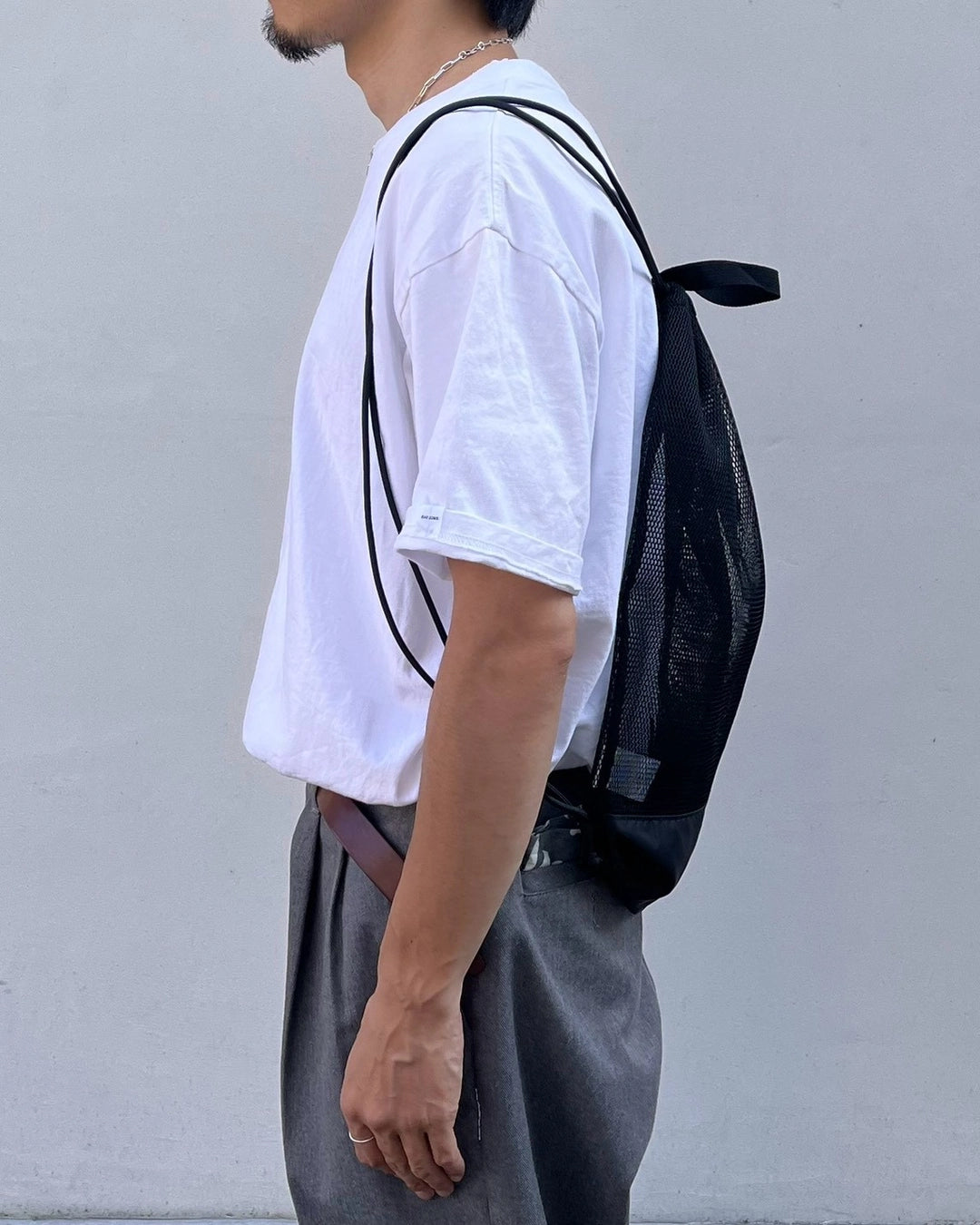 GOD SELECTION XXX / Box Logo Mesh Knap Sack (GX-S26-GD-04)