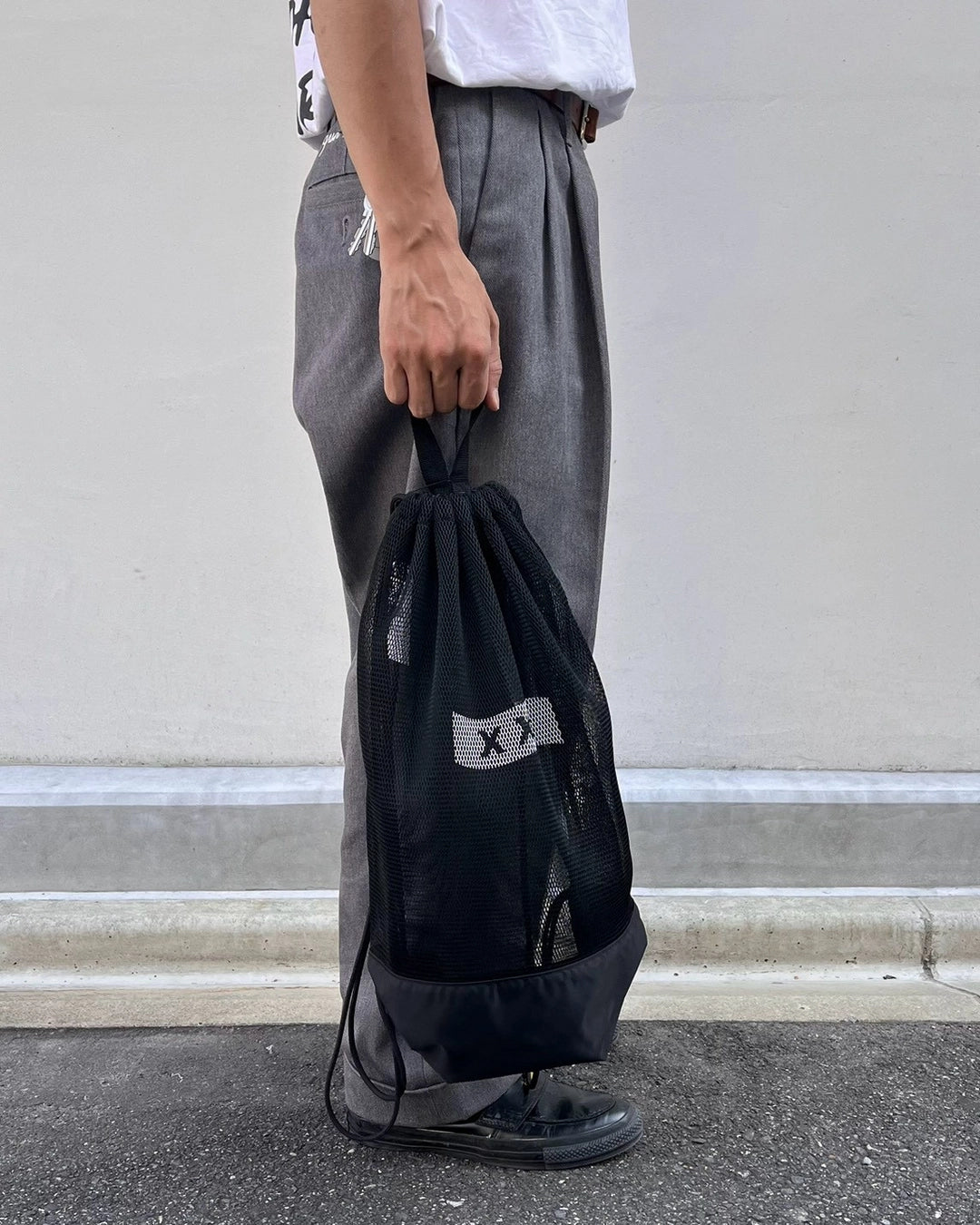 GOD SELECTION XXX / Box Logo Mesh Knap Sack (GX-S26-GD-04)
