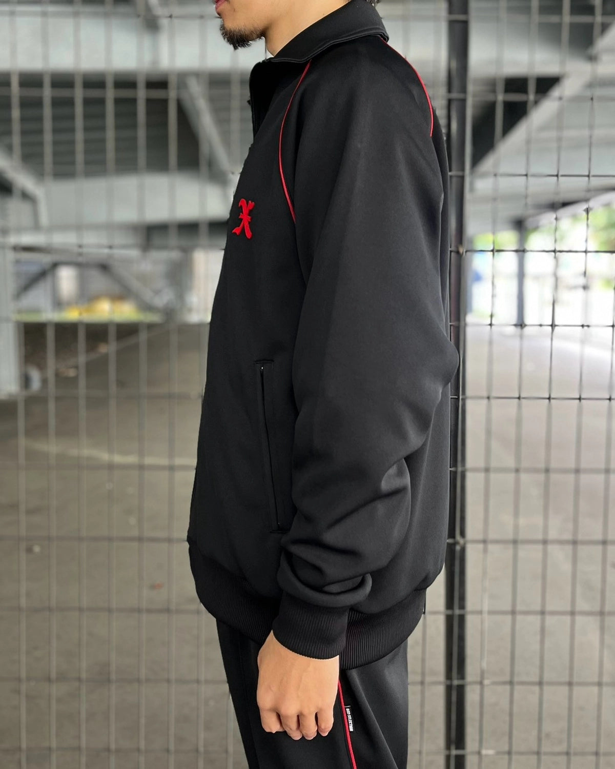 GOD SELECTION XXX / Initial Logo Piping Track Jacket (GX-S26-CS-10)