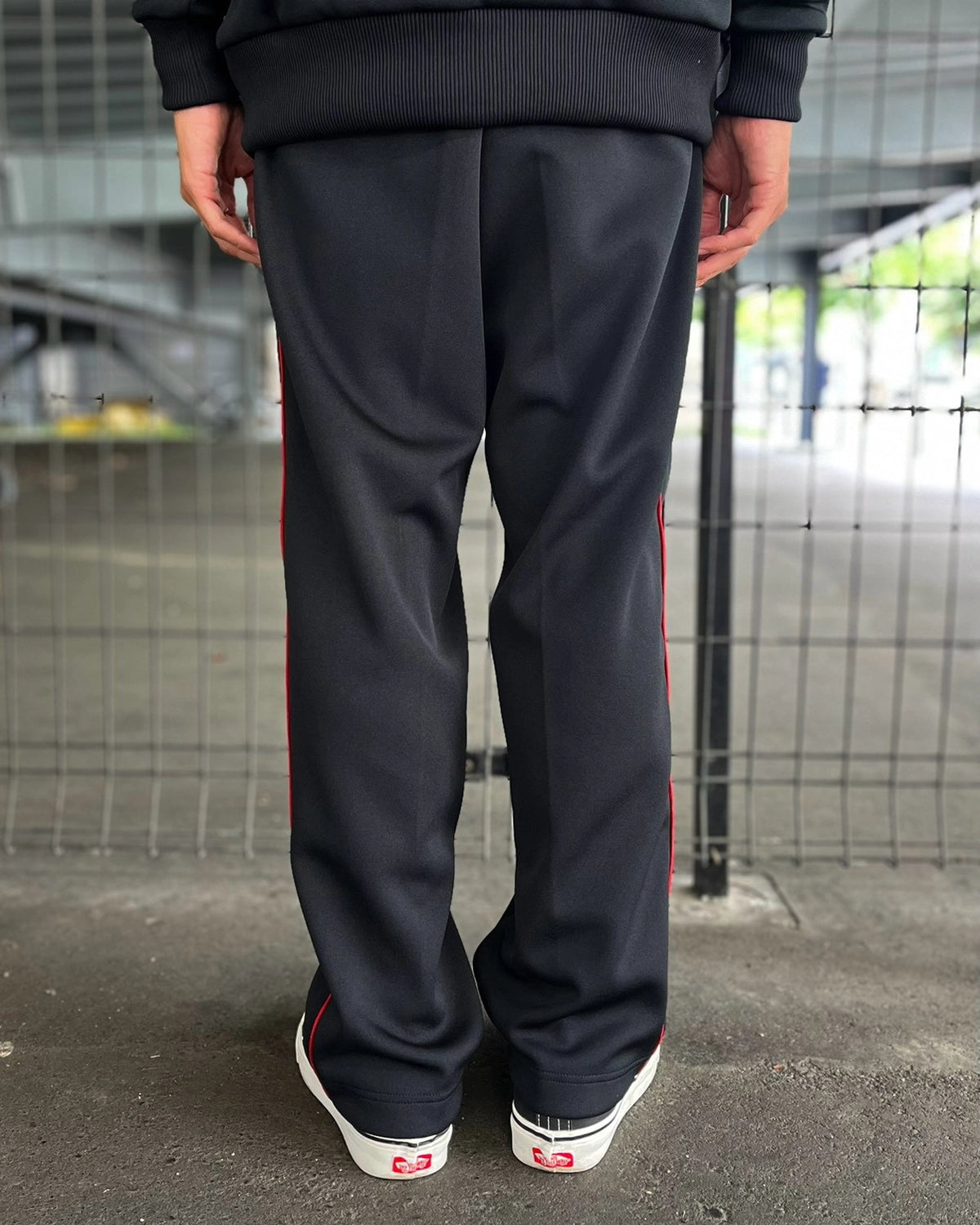 GOD SELECTION XXX / Initial Logo Center crease Trackpants (GX-S26-PT-03)