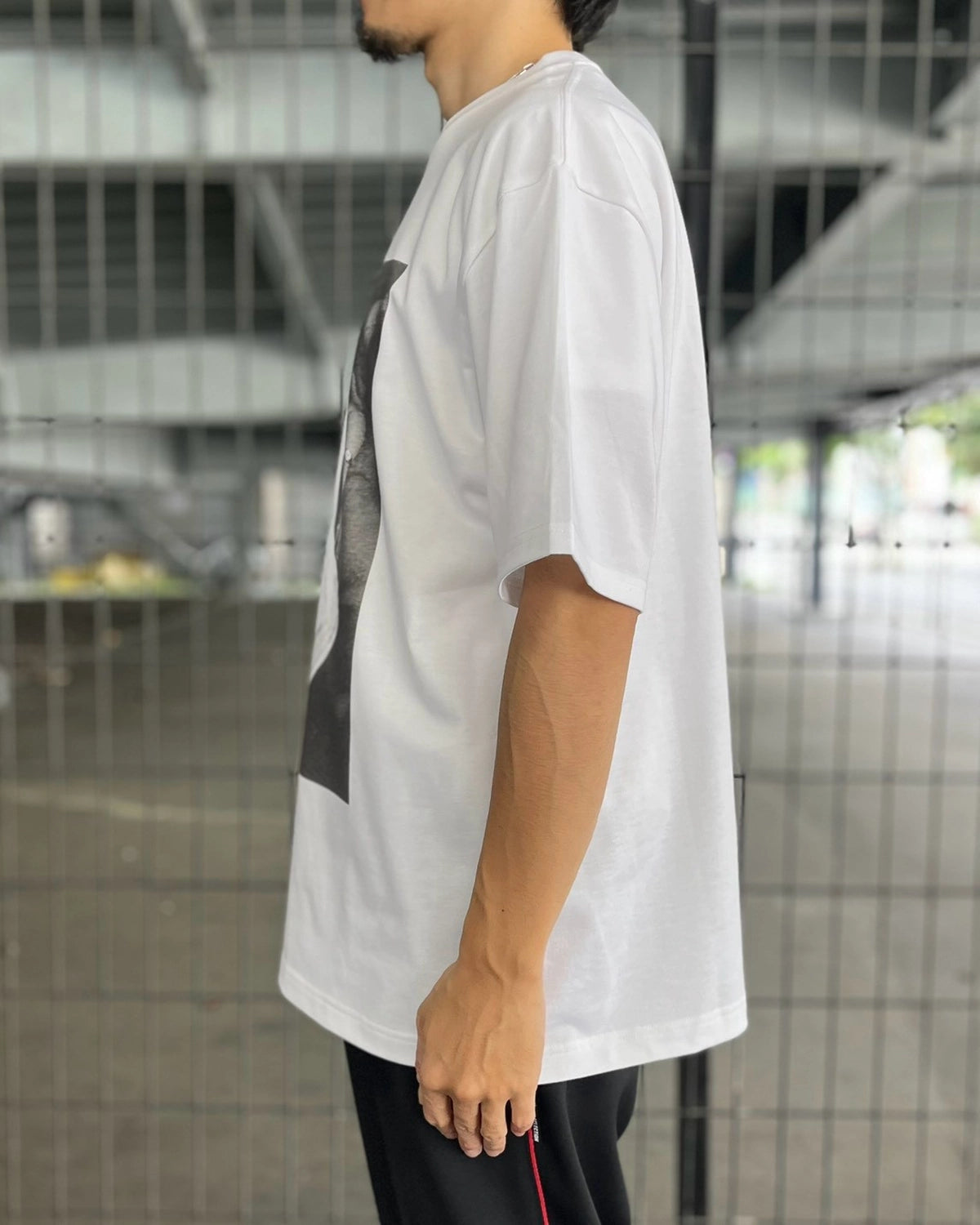 GOD SELECTION XXX / Box Logo "Brass Knuckle Scissors" Photo Tee (GX-S26-ST-20)