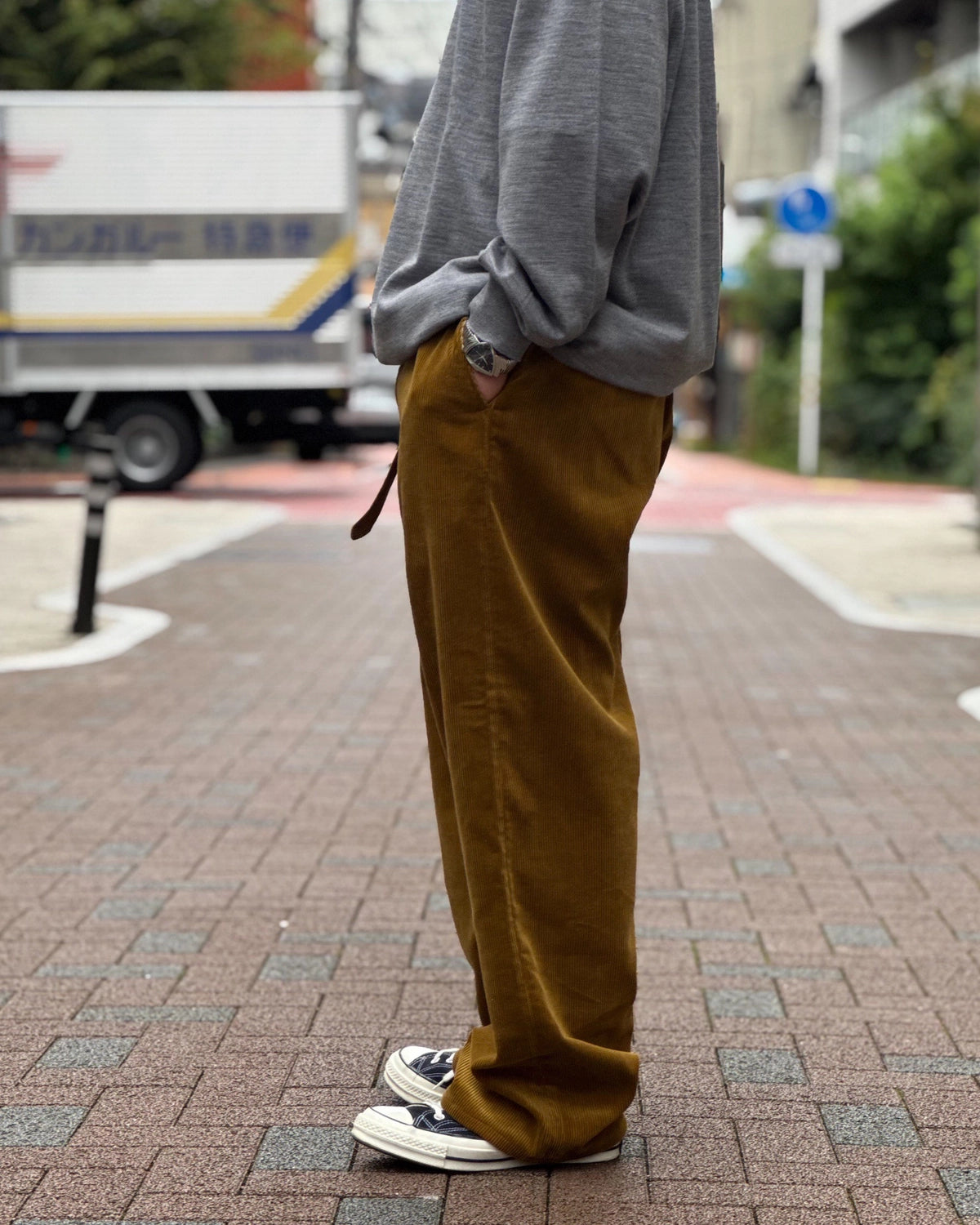 YOKO SAKAMOTO / BELTED TROUSERS (YS-26AW-25)
