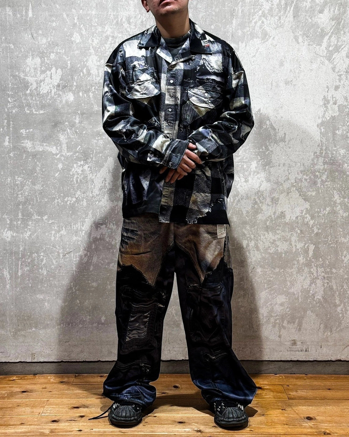 Maison MIHARA YASUHIRO × T.A.T.A / TATA CHECK SHIRT (C14SH402)