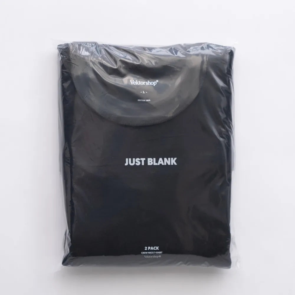 Vektor shop® の Vektor shop Blank 2-Pack Crew Neck Tee