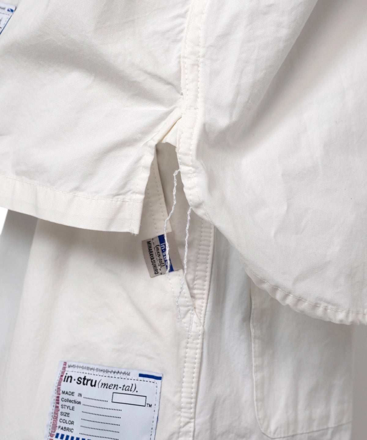 Maison MIHARA YASUHIRO in・stru(men-tal). / Oxford Long-sleeve Shirt (I12SH011)