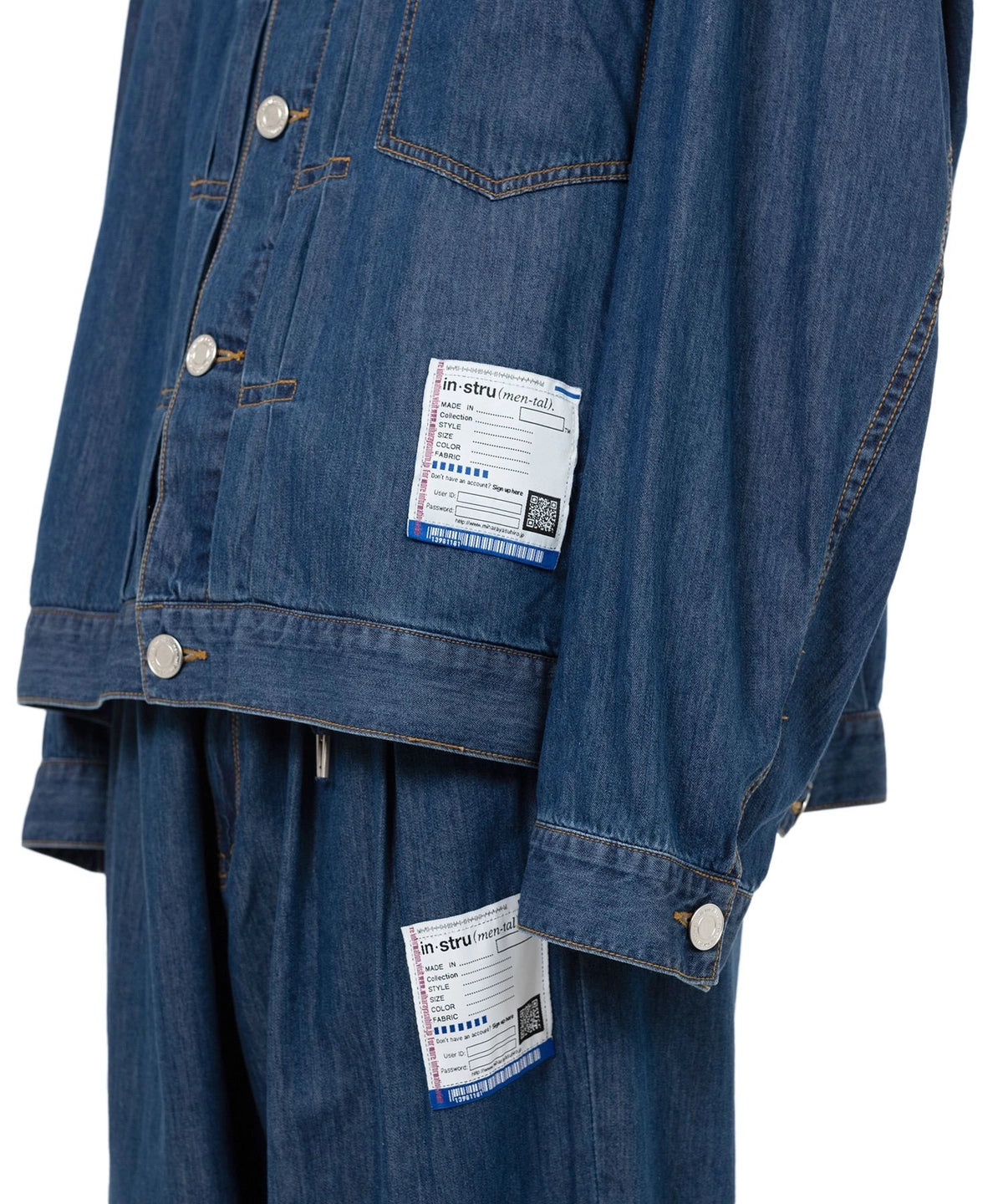 Maison MIHARA YASUHIRO in・stru(men-tal). / Cotton Tencel Denim Jacket (I12BL001)