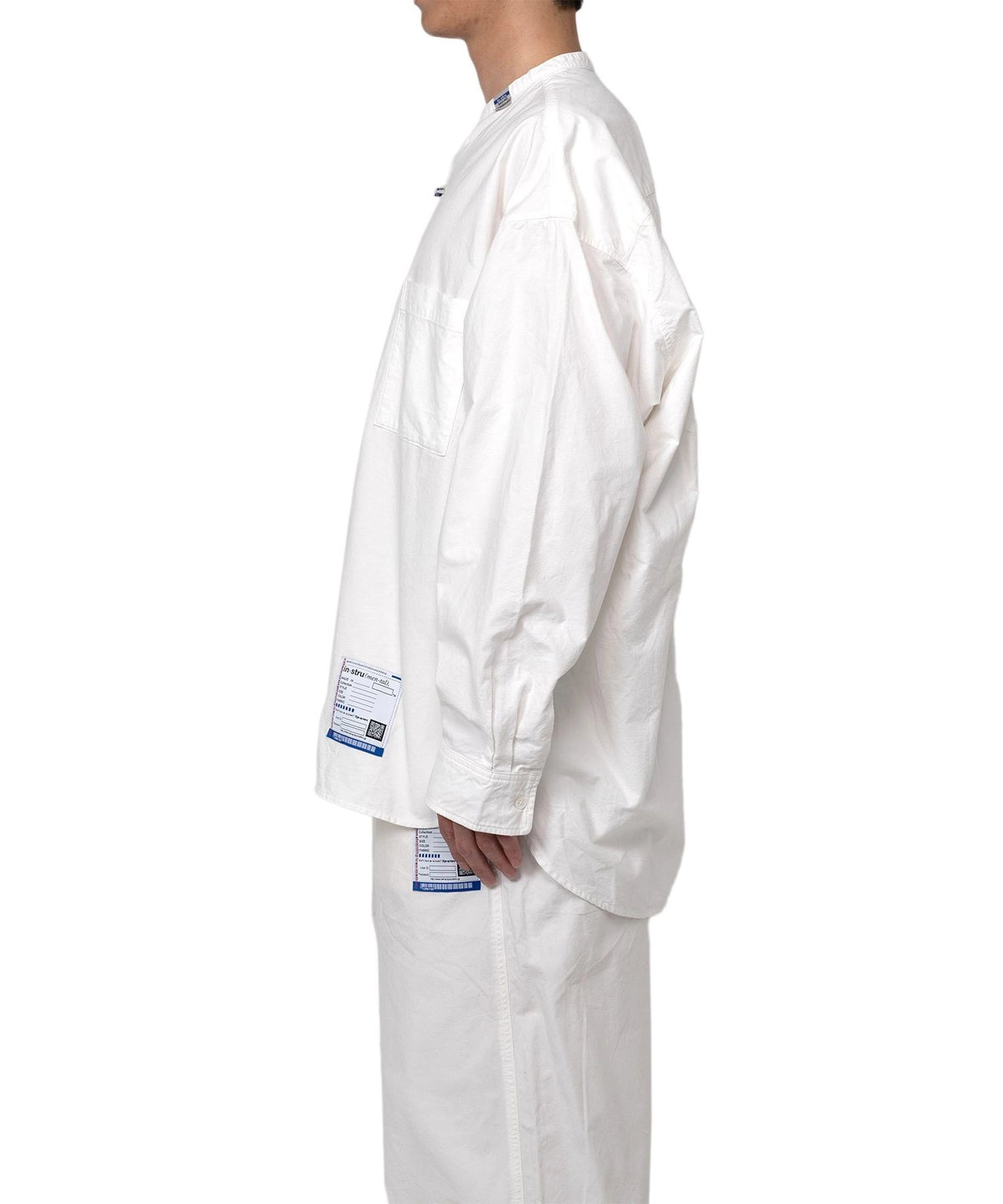 Maison MIHARA YASUHIRO in・stru(men-tal). / Band Collar Long Sleeve Shirt (I13SH031)