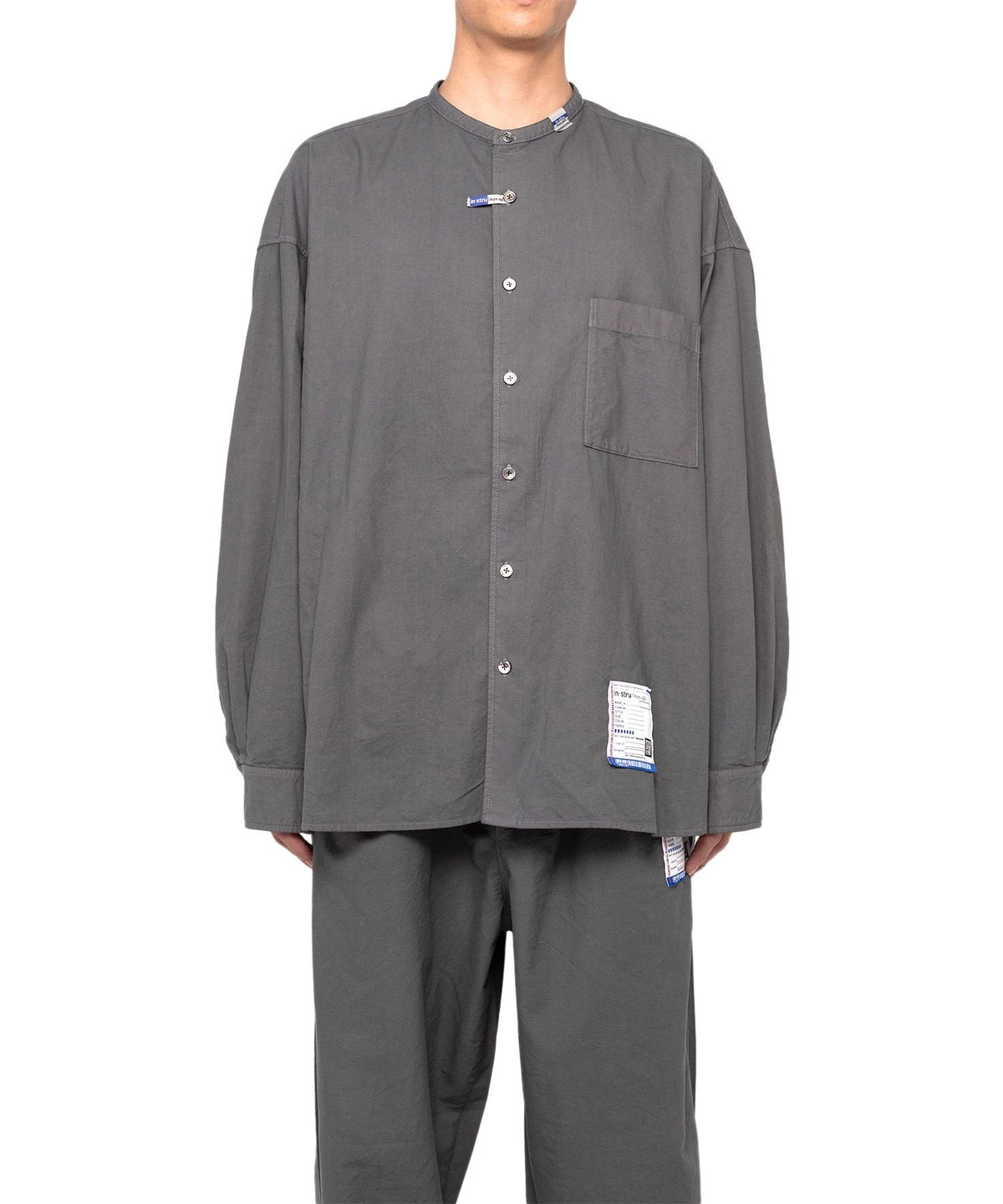 Maison MIHARA YASUHIRO in・stru(men-tal). / Band Collar Long Sleeve Shirt (I13SH031)