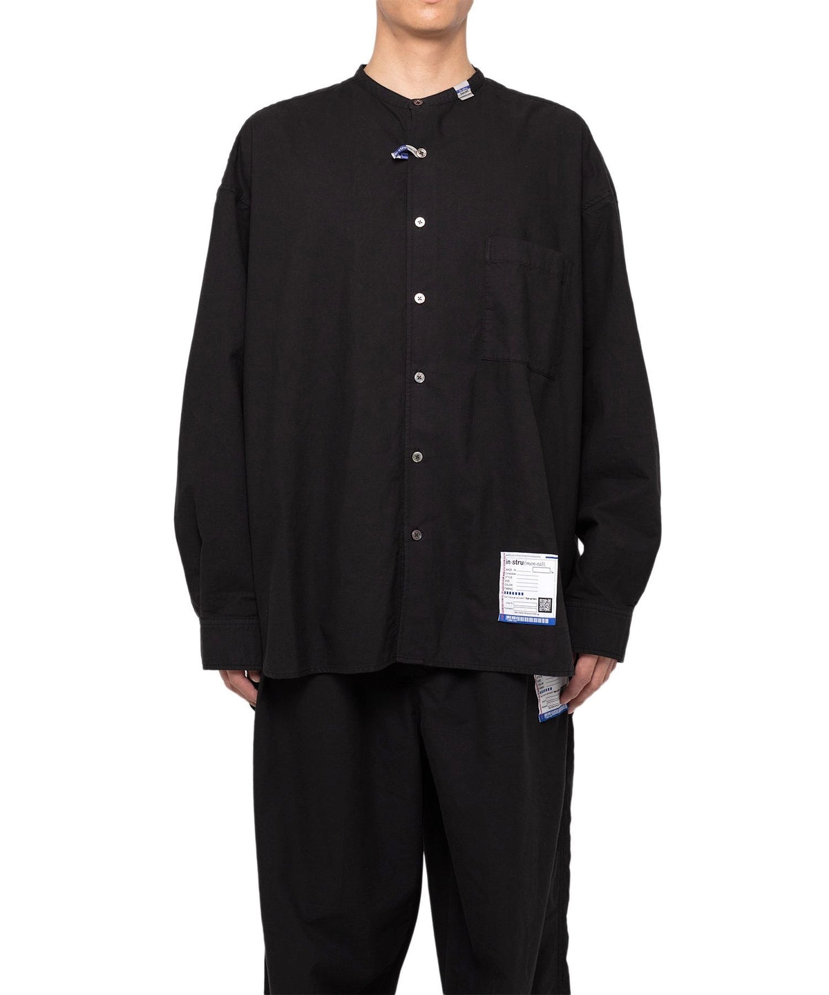 Maison MIHARA YASUHIRO in・stru(men-tal). / Band Collar Long Sleeve Shirt (I13SH031)