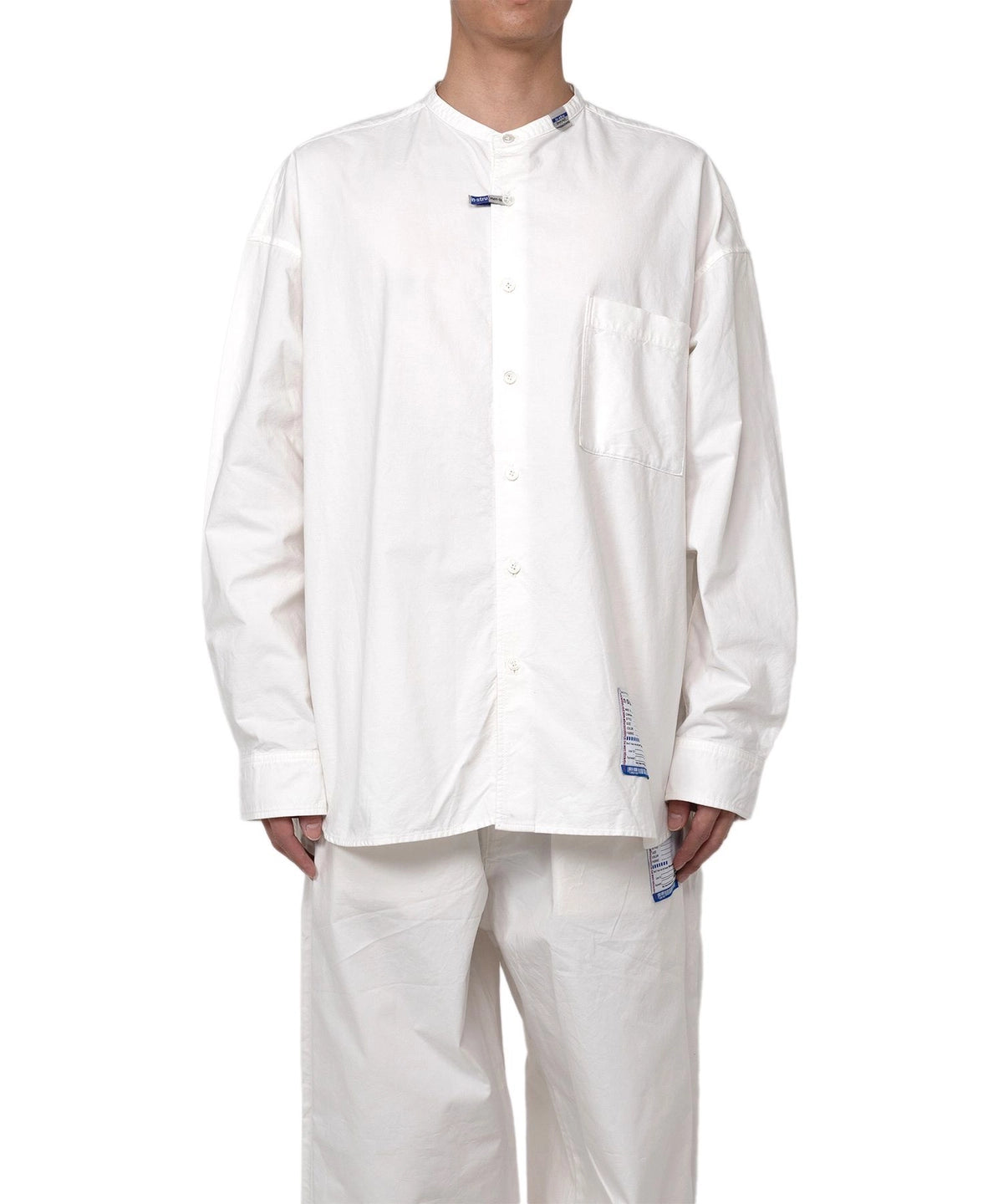 Maison MIHARA YASUHIRO in・stru(men-tal). / Band Collar Long Sleeve Shirt (I13SH031)