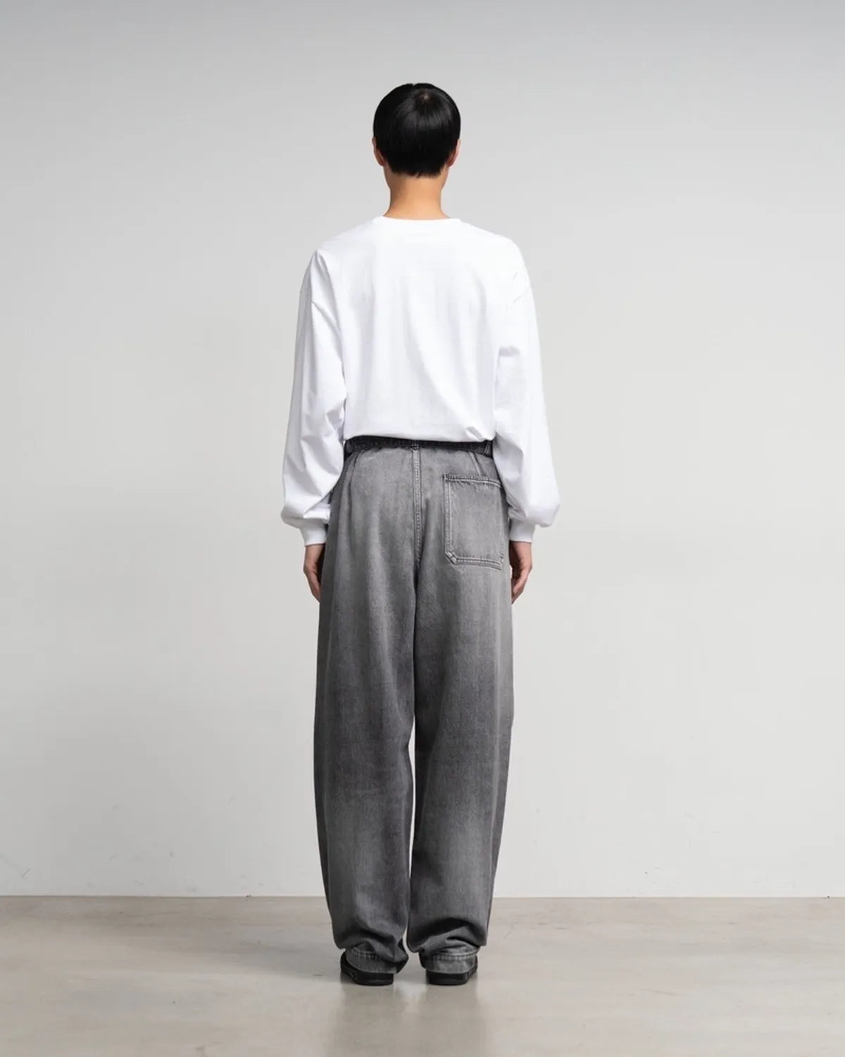 Graphpaper / Selvage Denim Belted Pants (GU253-40064LB)