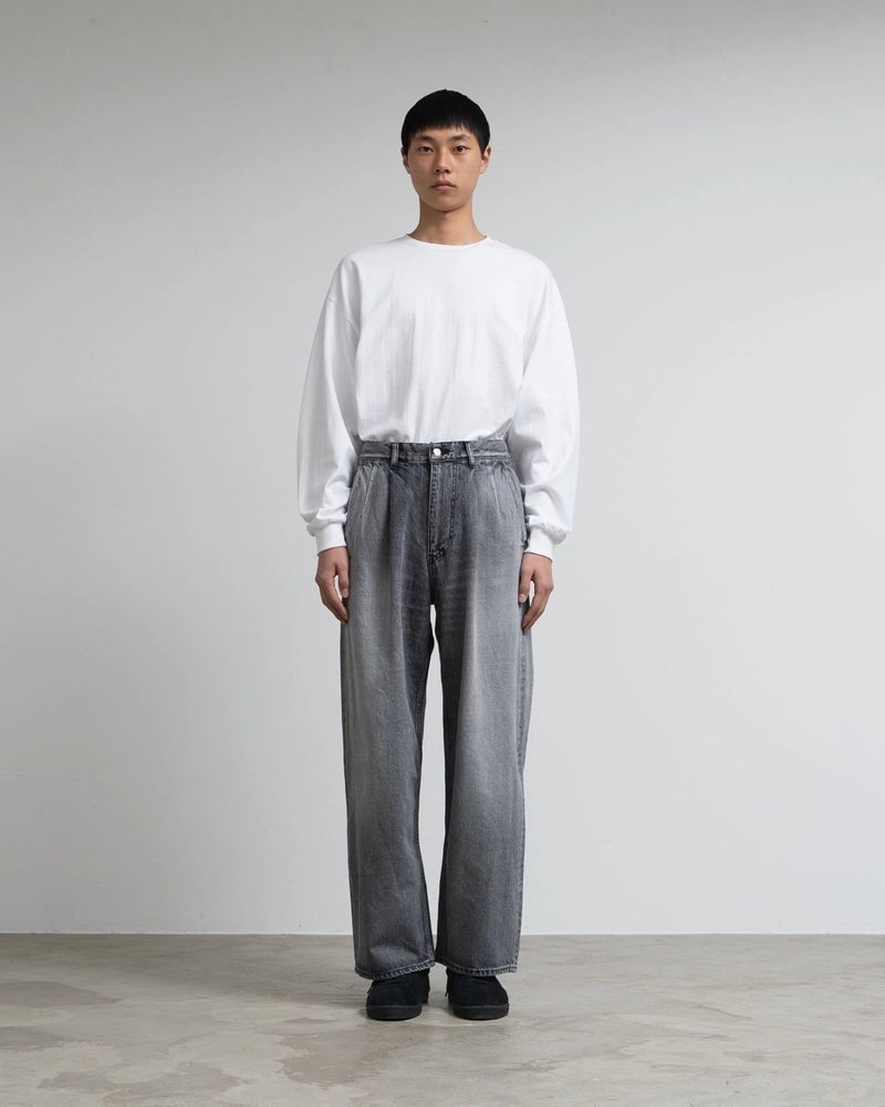 Graphpaper / Selvage Denim Two Tuck Pants (GU253-40061LB)