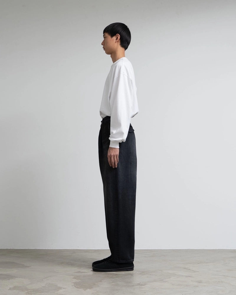 Graphpaper / Selvage Denim Two Tuck Tapered Pants (GU253-40060DB)