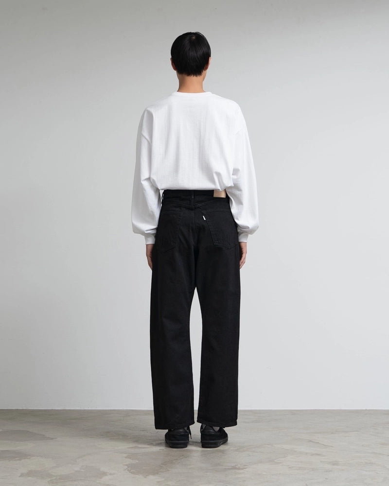 Graphpaper / Selvage Denim Five Pocket Wide Straight Pants (GU253-40059RB)