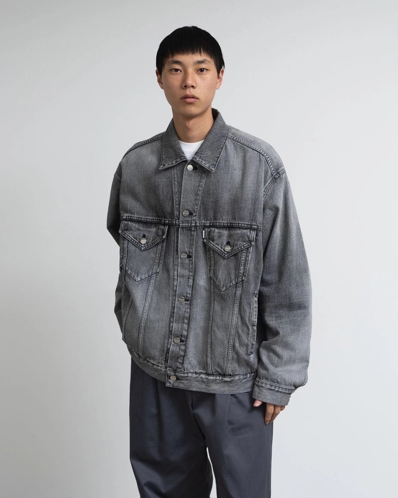 Graphpaper / Selvage Denim Trucker Jacket (GM253-20055LB)