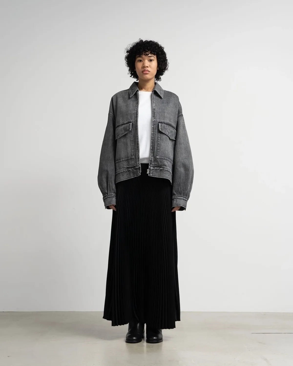 Graphpaper / Selvage Denim Zip Jacket (GL253-20057LB)