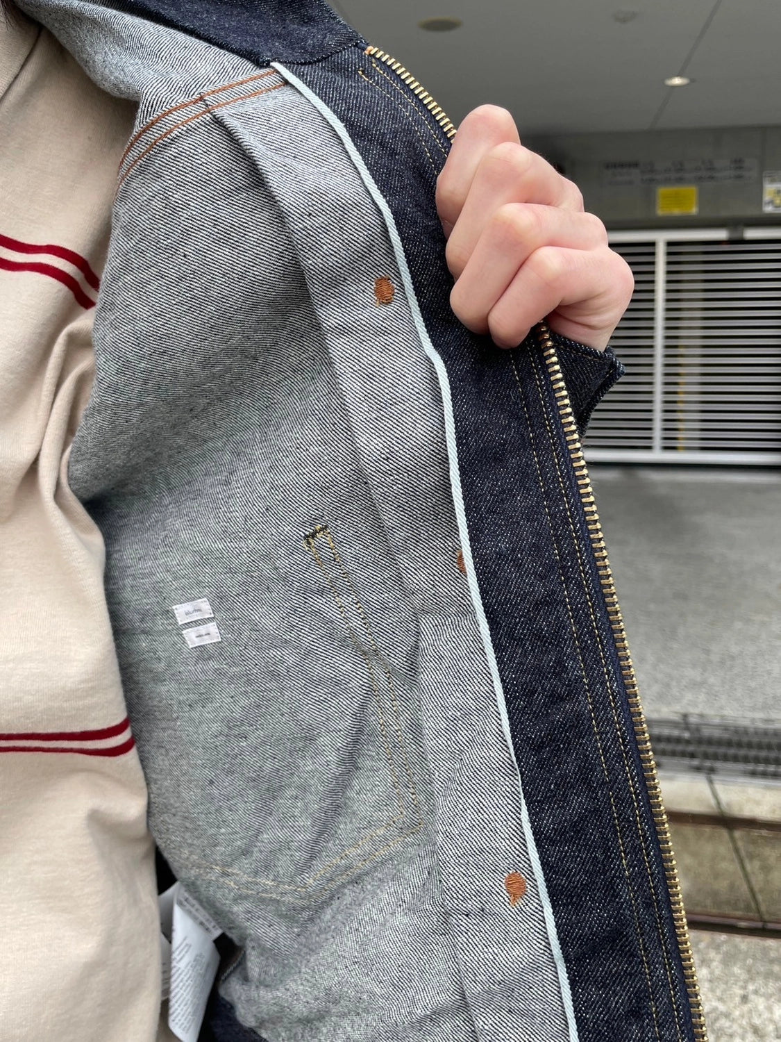 blurhms / 12.9oz Denim Zip Jacket (BHS25S005)