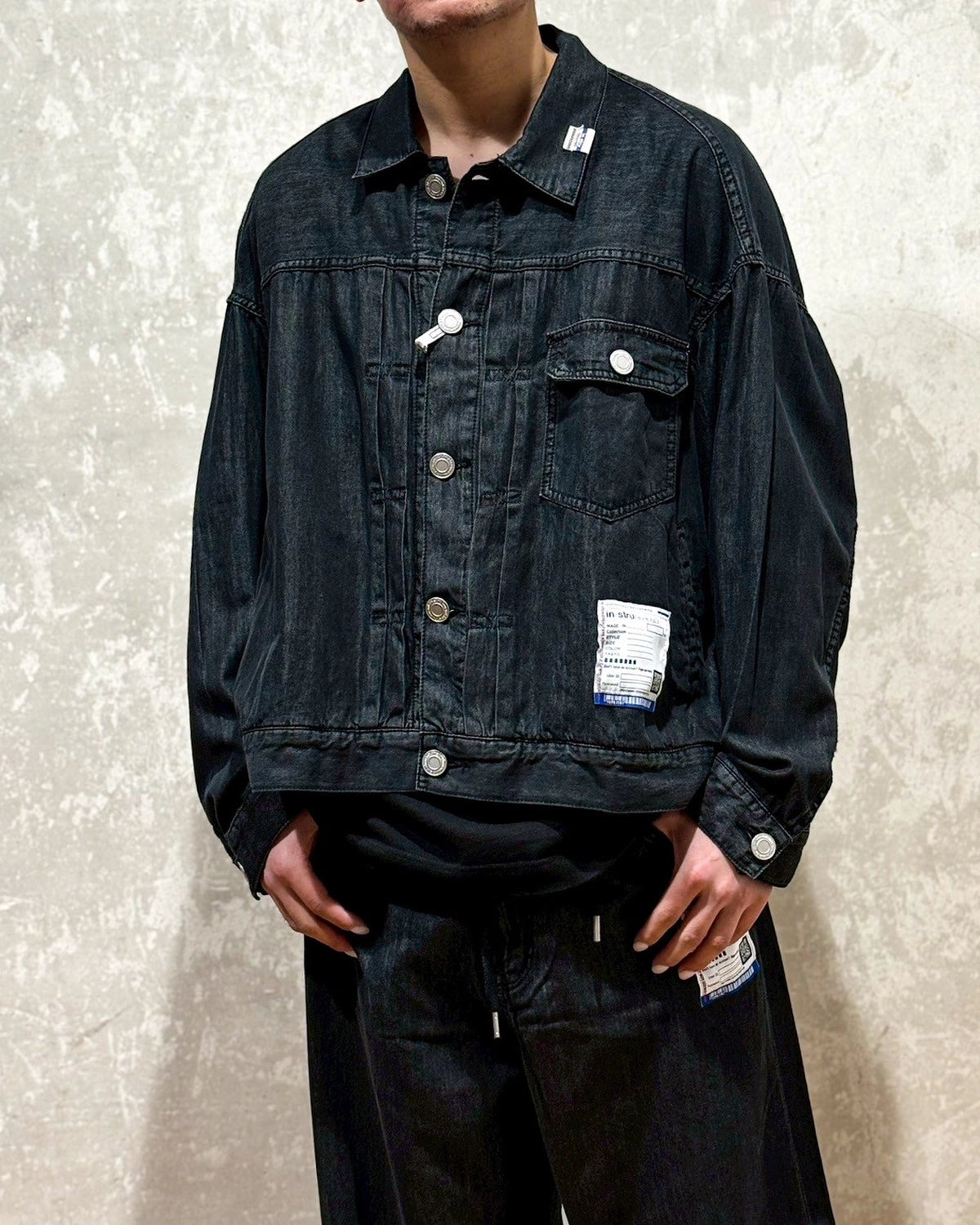 Maison MIHARA YASUHIRO in・stru(men-tal). / Cotton Tencel Denim Jacket (I12BL001)