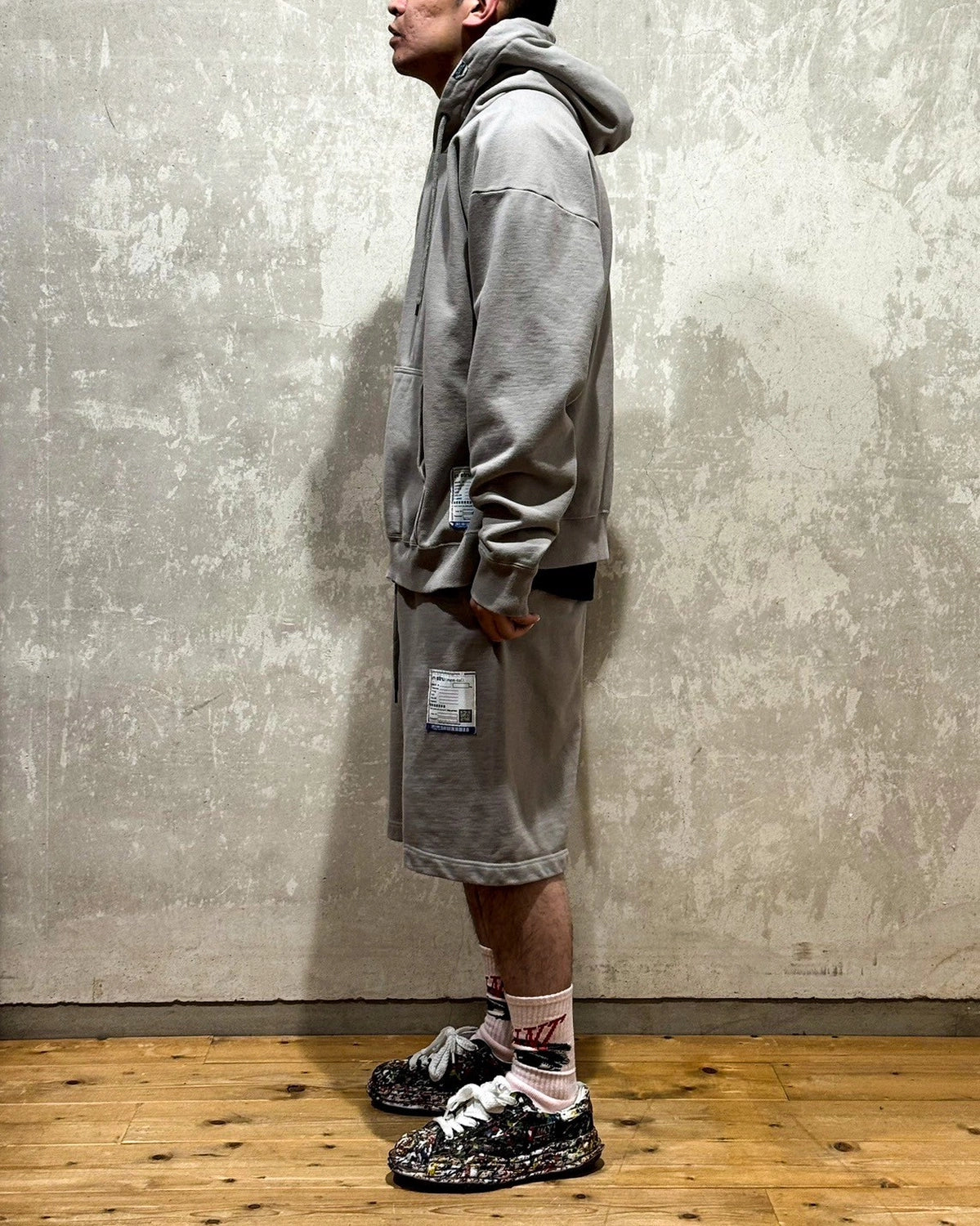 Maison MIHARA YASUHIRO in・stru(men-tal). / French Terry Hooded Sweatshirt (I12HD501)