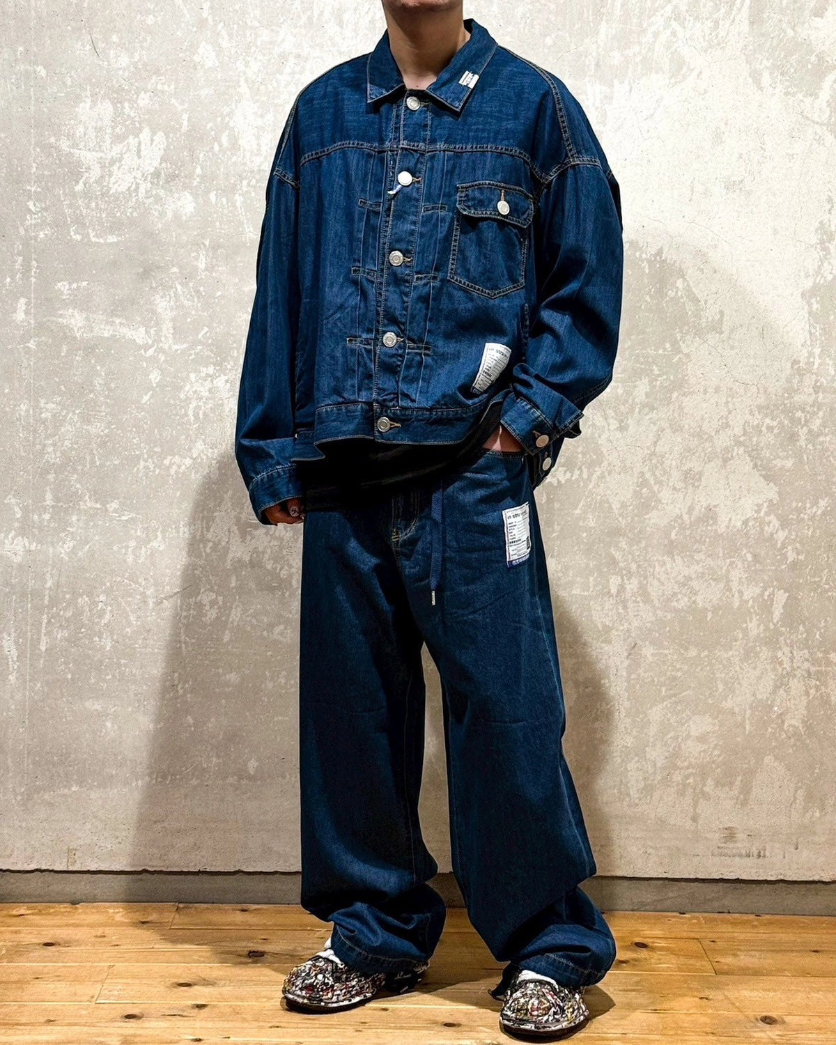Maison MIHARA YASUHIRO in・stru(men-tal). / Cotton Tencel Denim Jacket (I12BL001)