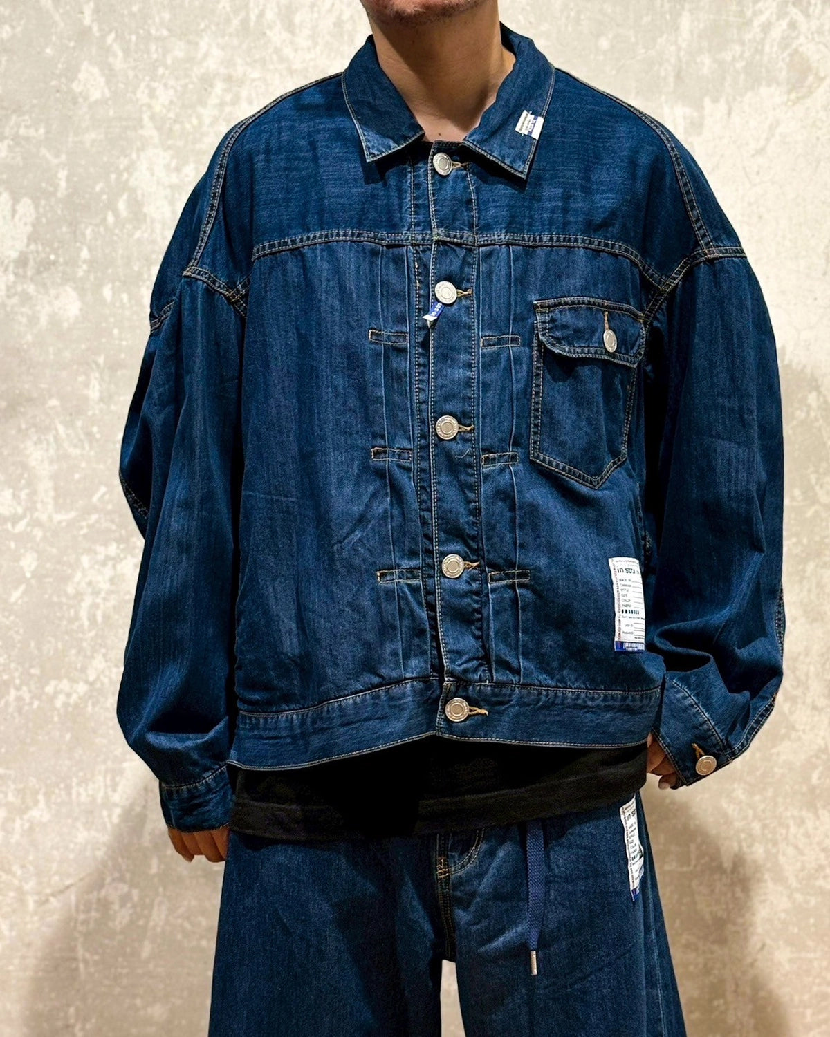 Maison MIHARA YASUHIRO in・stru(men-tal). / Cotton Tencel Denim Jacket (I12BL001)
