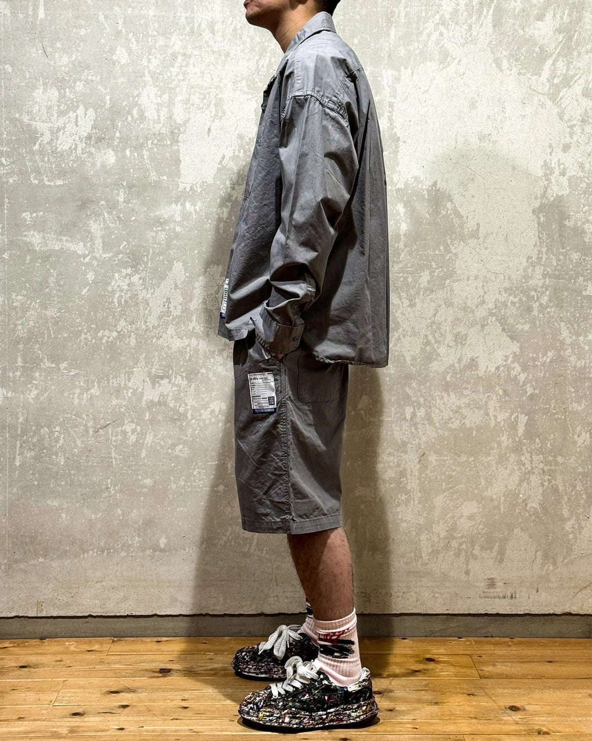 Maison MIHARA YASUHIRO / Typewriter cloth Shorts (I12SP014)