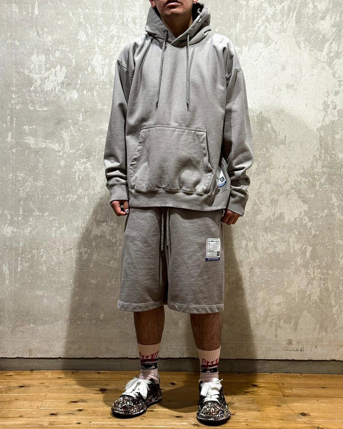 Maison MIHARA YASUHIRO in・stru(men-tal). / French Terry Hooded Sweatshirt (I12HD501)