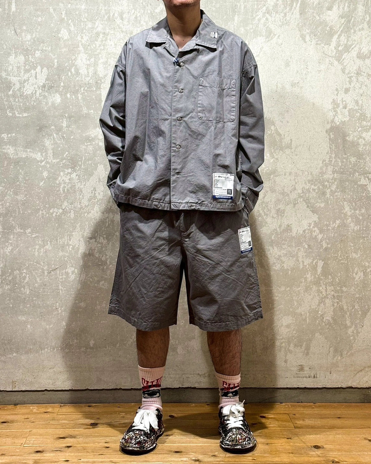 Maison MIHARA YASUHIRO / Typewriter cloth Shorts (I12SP014)